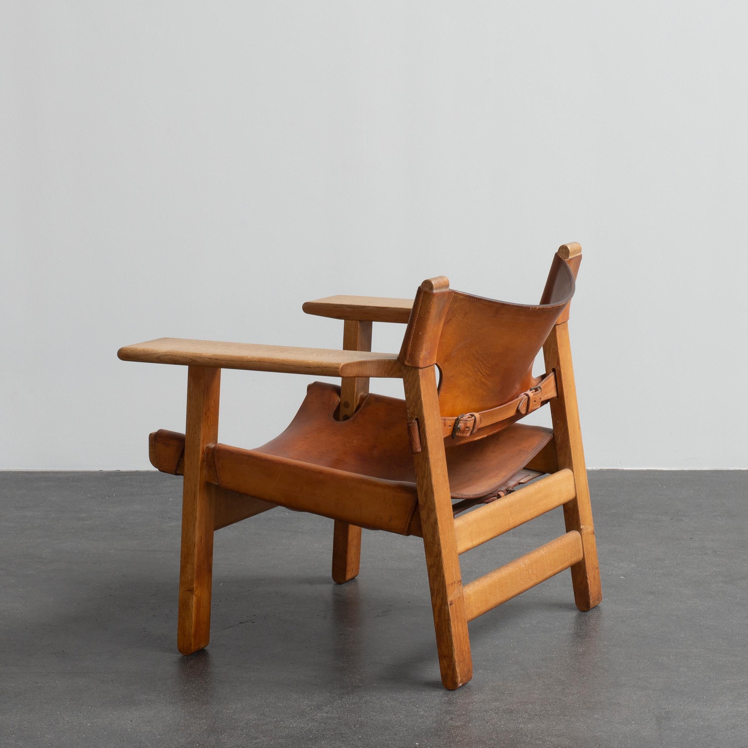 Danish Børge Mogensen Spanish Chair for Fredericia Furniture