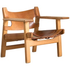 Chaise espagnole de Børge Mogensen pour Fredericia Furniture