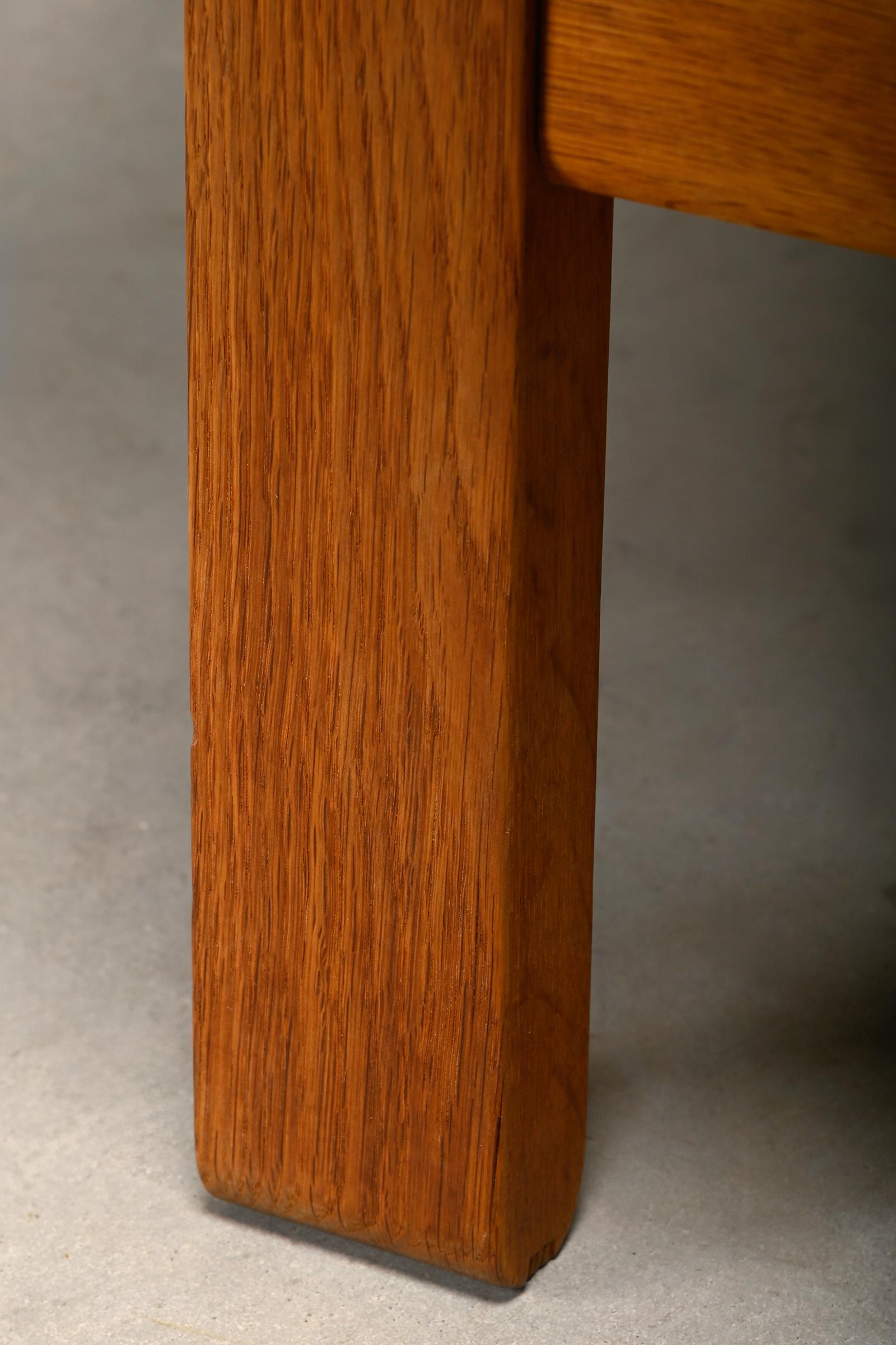 Børge Mogensen Spanischer Stuhl in Cognac Leder und Oak für Fredericia, 1967 im Angebot 11