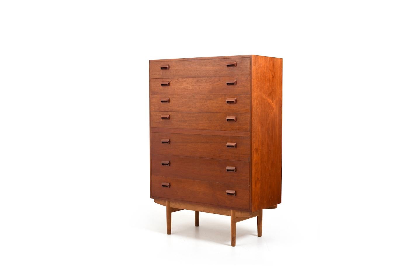 Børge Mogensen Tall Boy Chest, 1950s 2