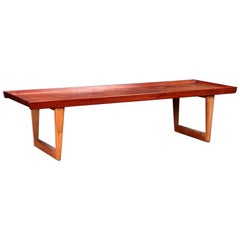 Børge Mogensen, Teak and Oak Coffee Table, 1960s