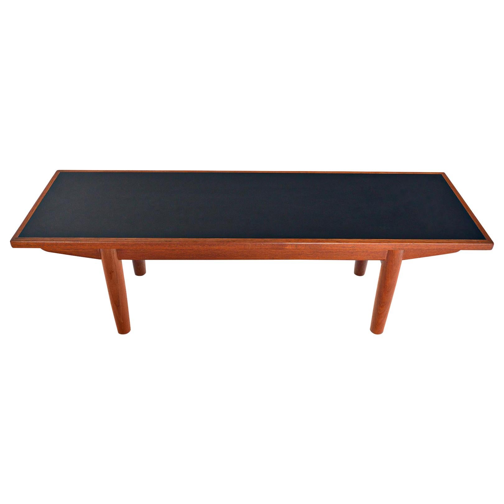 Børge Mogensen Teak and Black Laminate Bench