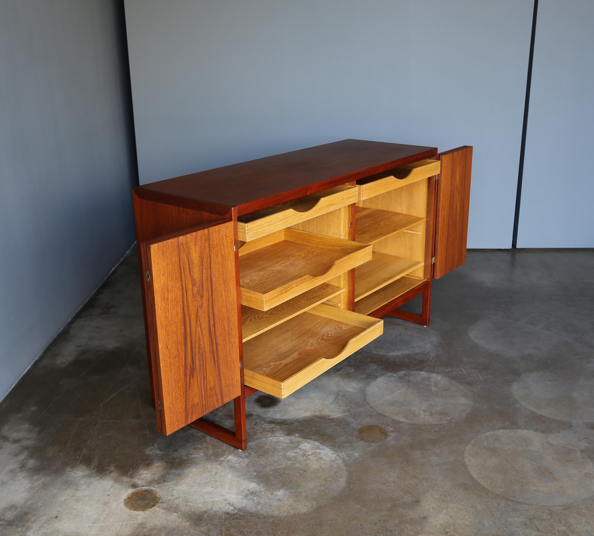 Børge Mogensen Teak Cabinet for P. Lauritsen & Søn, Denmark, c.1960 12