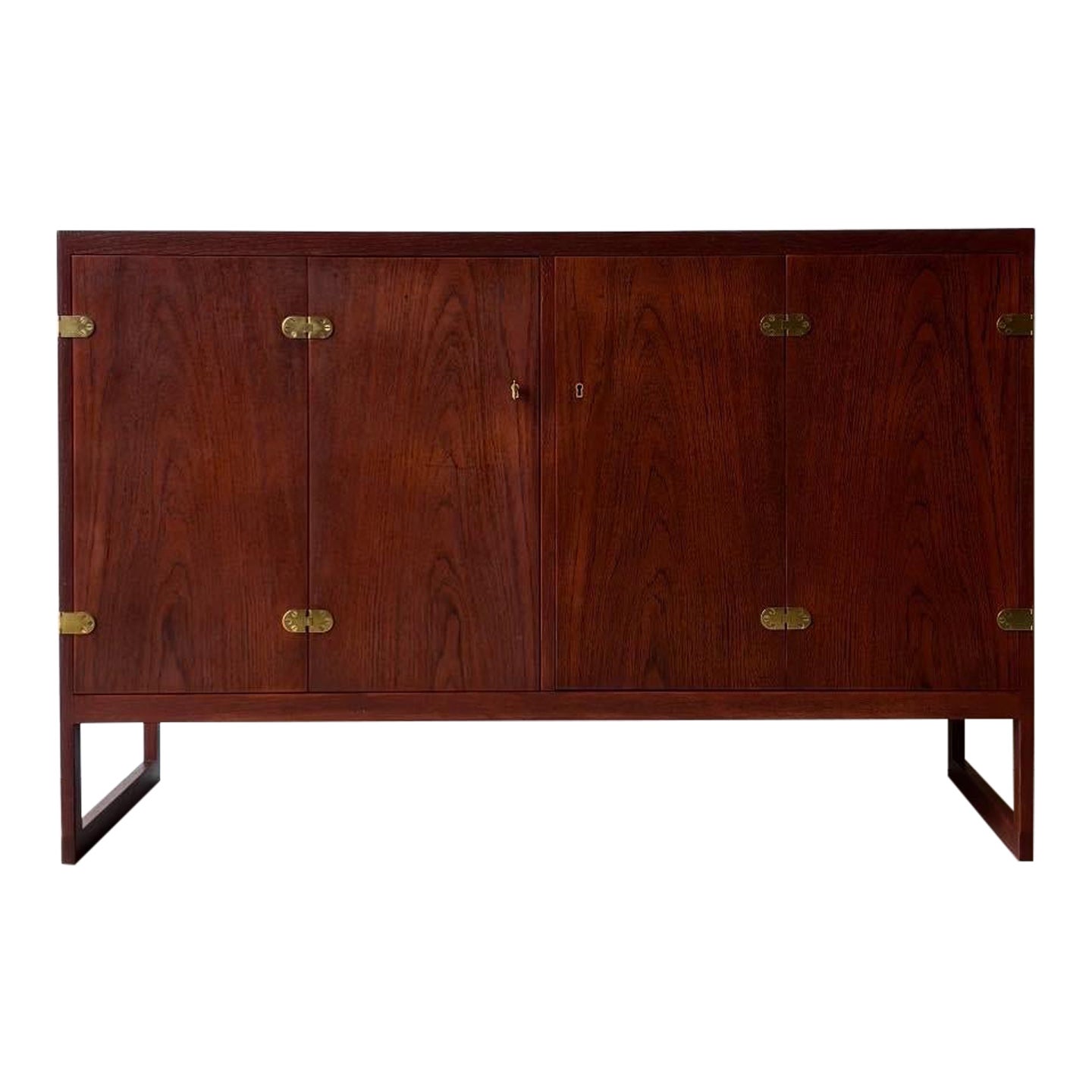 Børge Mogensen Teak Cabinet, Model BM57, P. Lauritsen 
Sons For Sale