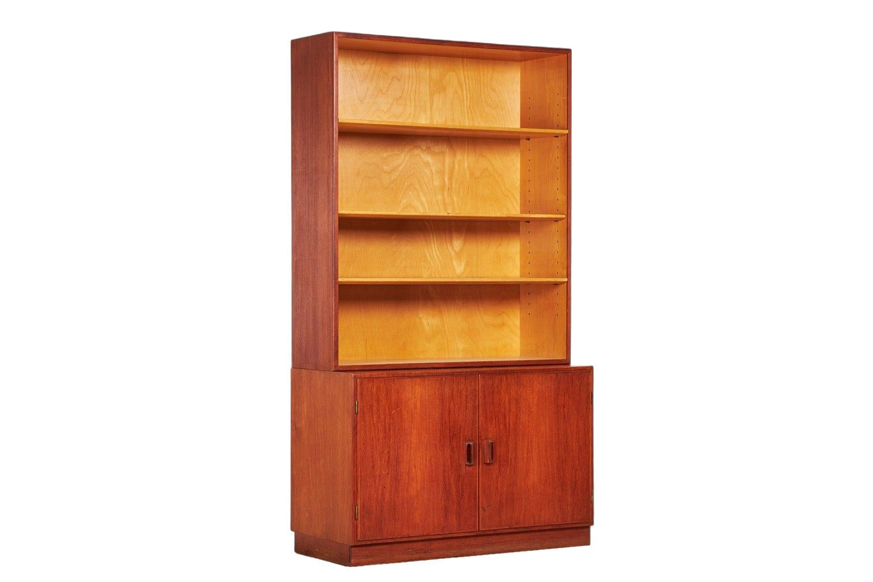 Danese Børge Mogensen Credenza in teak con libreria Hutch in vendita