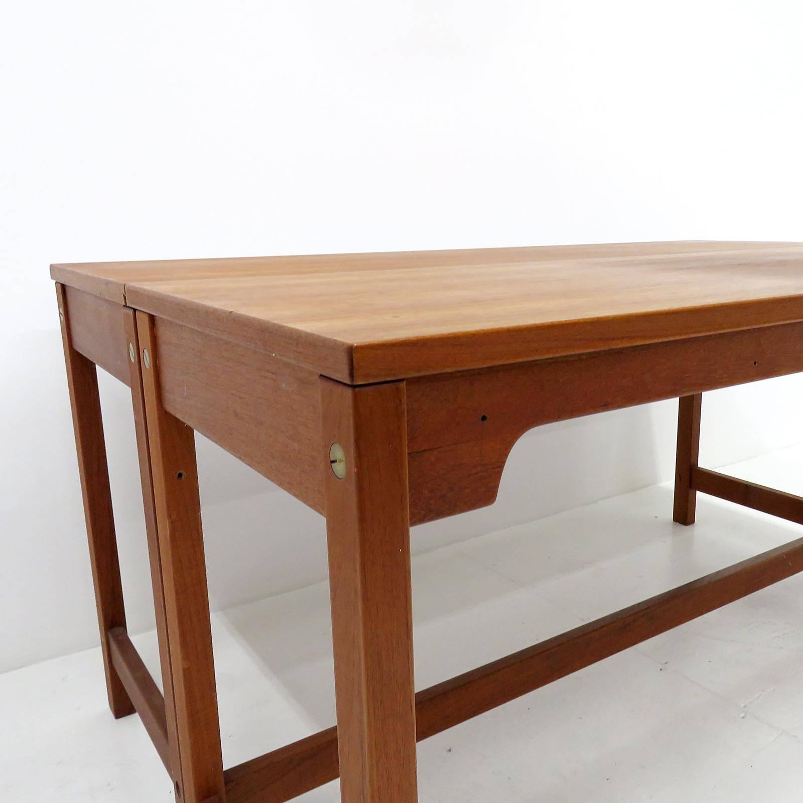 Børge Mogensen Teak 'Partners' Desk for AB Karl Andersson, 1960 In Good Condition For Sale In Los Angeles, CA