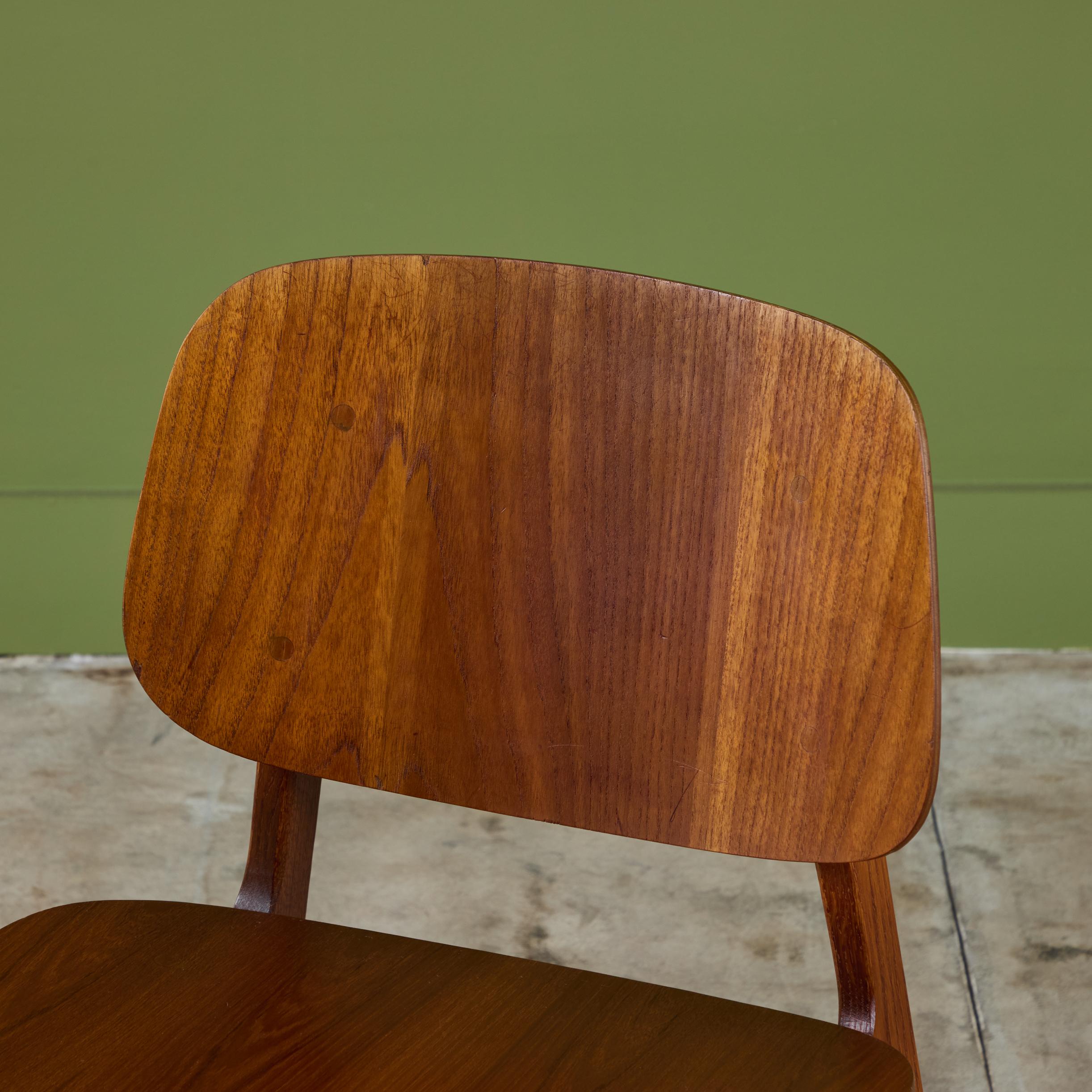Chaise d'appoint en teck Børge Mogensen pour Søborg Mobelfabrik en vente 3