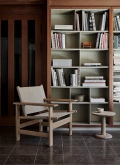 Børge Mogensen The Canvas Chair - Light Oiled Oak/Natural Canvas for Fredericia