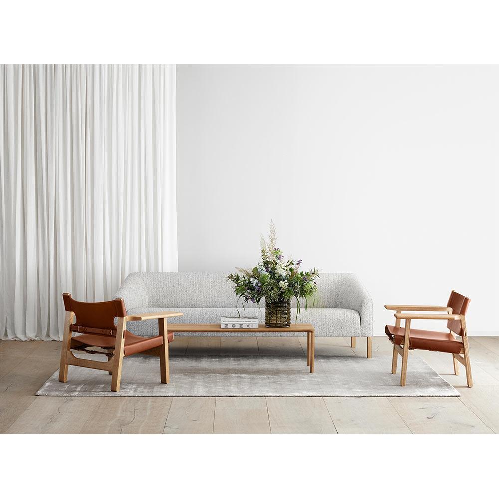 Børge Mogensen The Spanish Chair Cognac Sattelleder Oak Geölt für Fredericia im Angebot 2