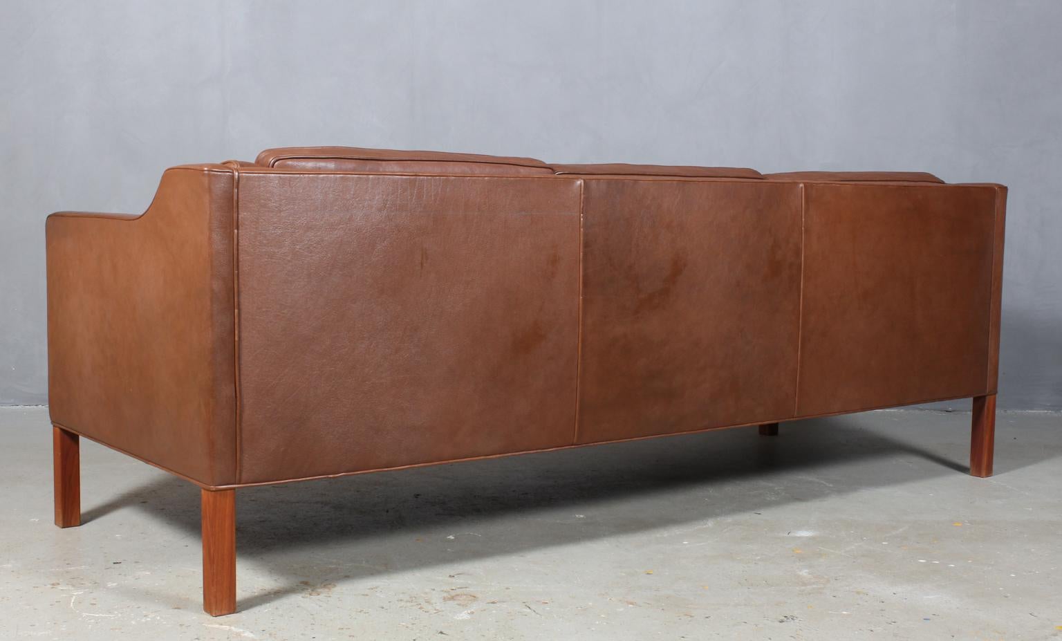 Scandinavian Modern Børge Mogensen Three-Seat Sofa