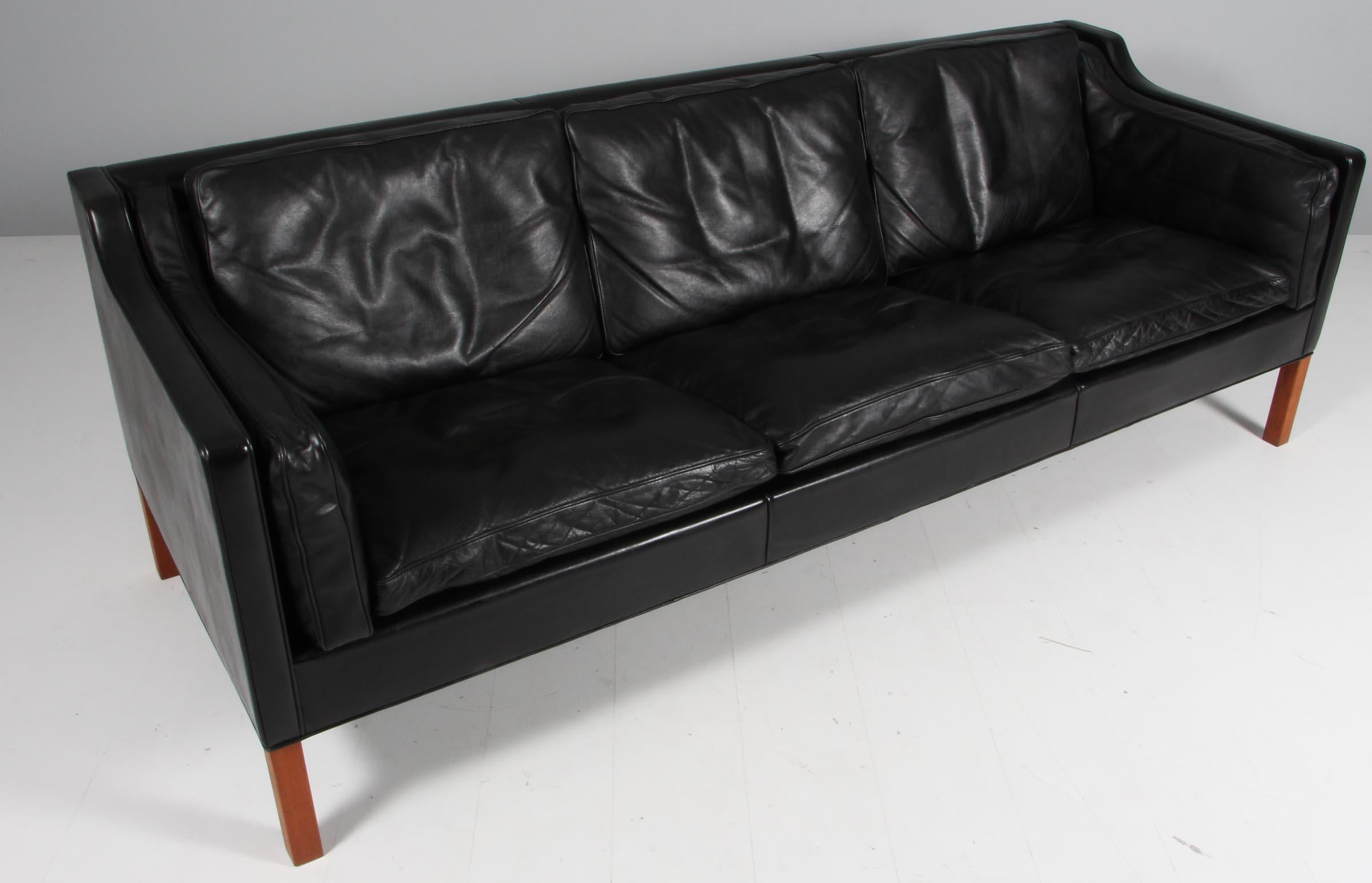 Scandinavian Modern Børge Mogensen Three-Seat Sofa