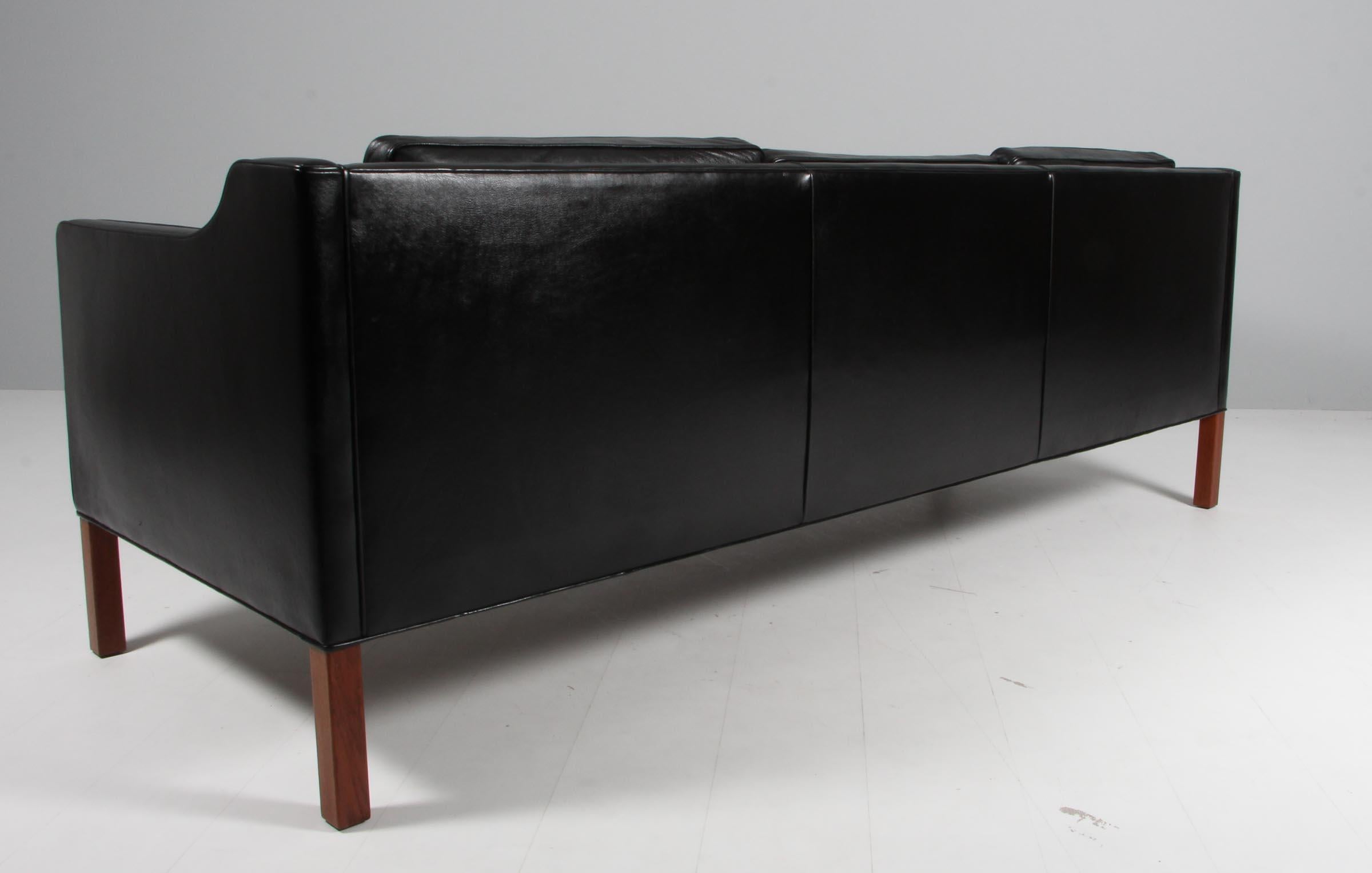 Mid-20th Century Børge Mogensen Three-Seat Sofa For Sale
