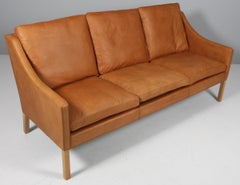 Børge Mogensen Three-Seat Sofa, Model 2209, Denmark, New Upholstered