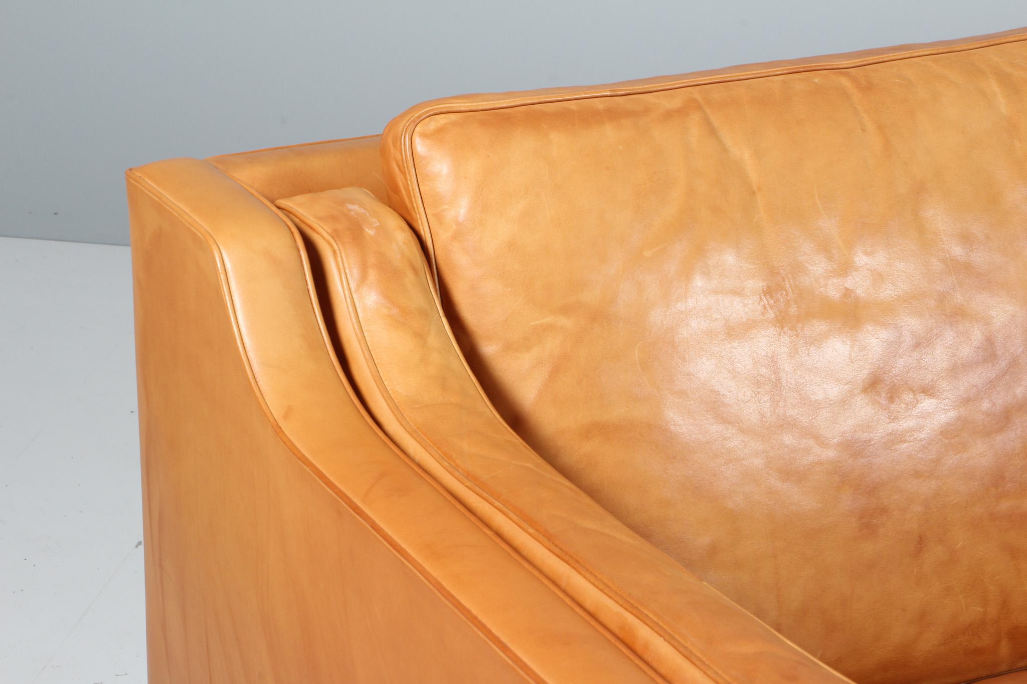 Scandinavian Modern Børge Mogensen Three-Seat Sofa, model 2213 For Sale