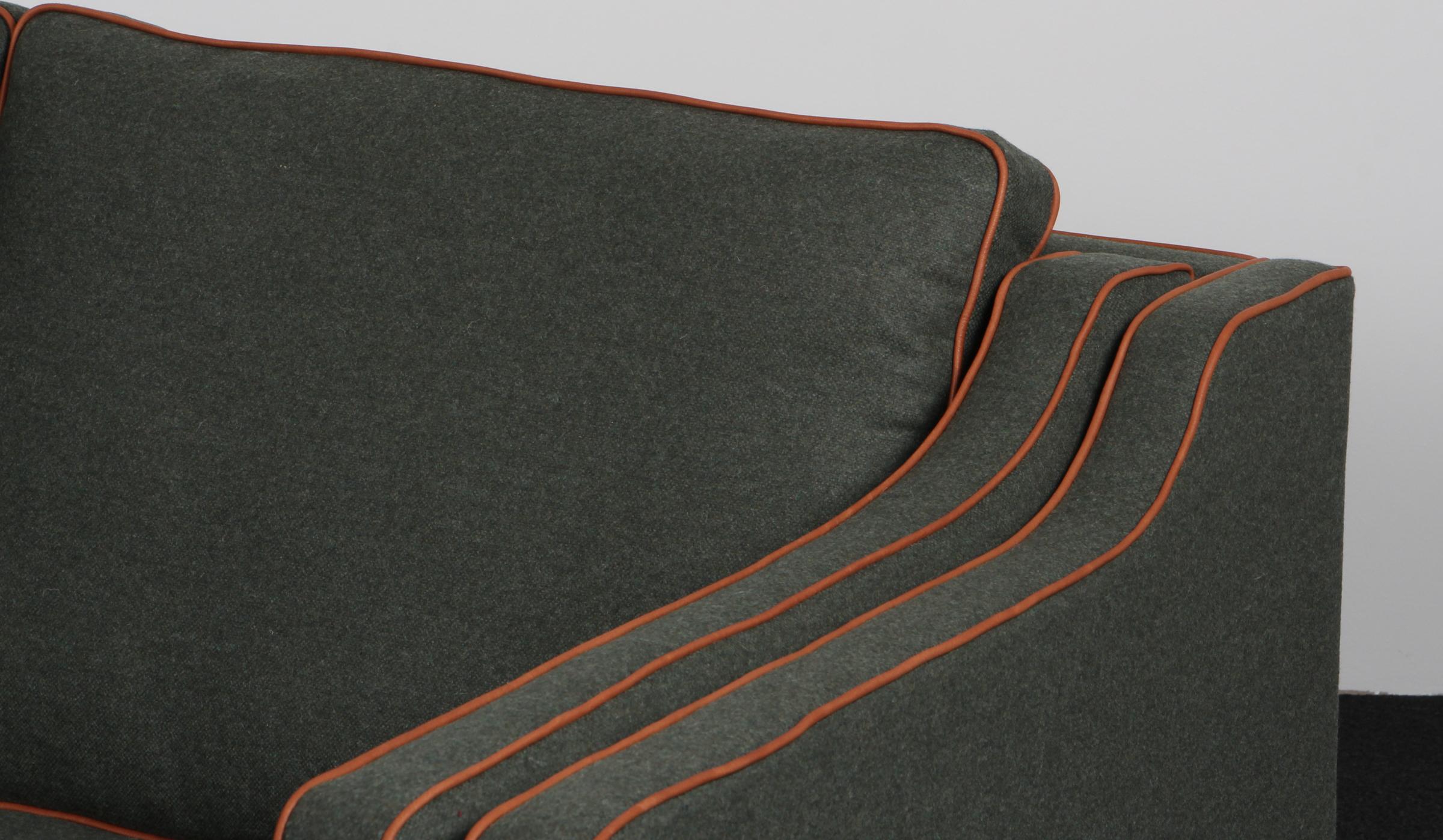 Scandinavian Modern Børge Mogensen Three-Seat Sofa, Model 2213 For Sale