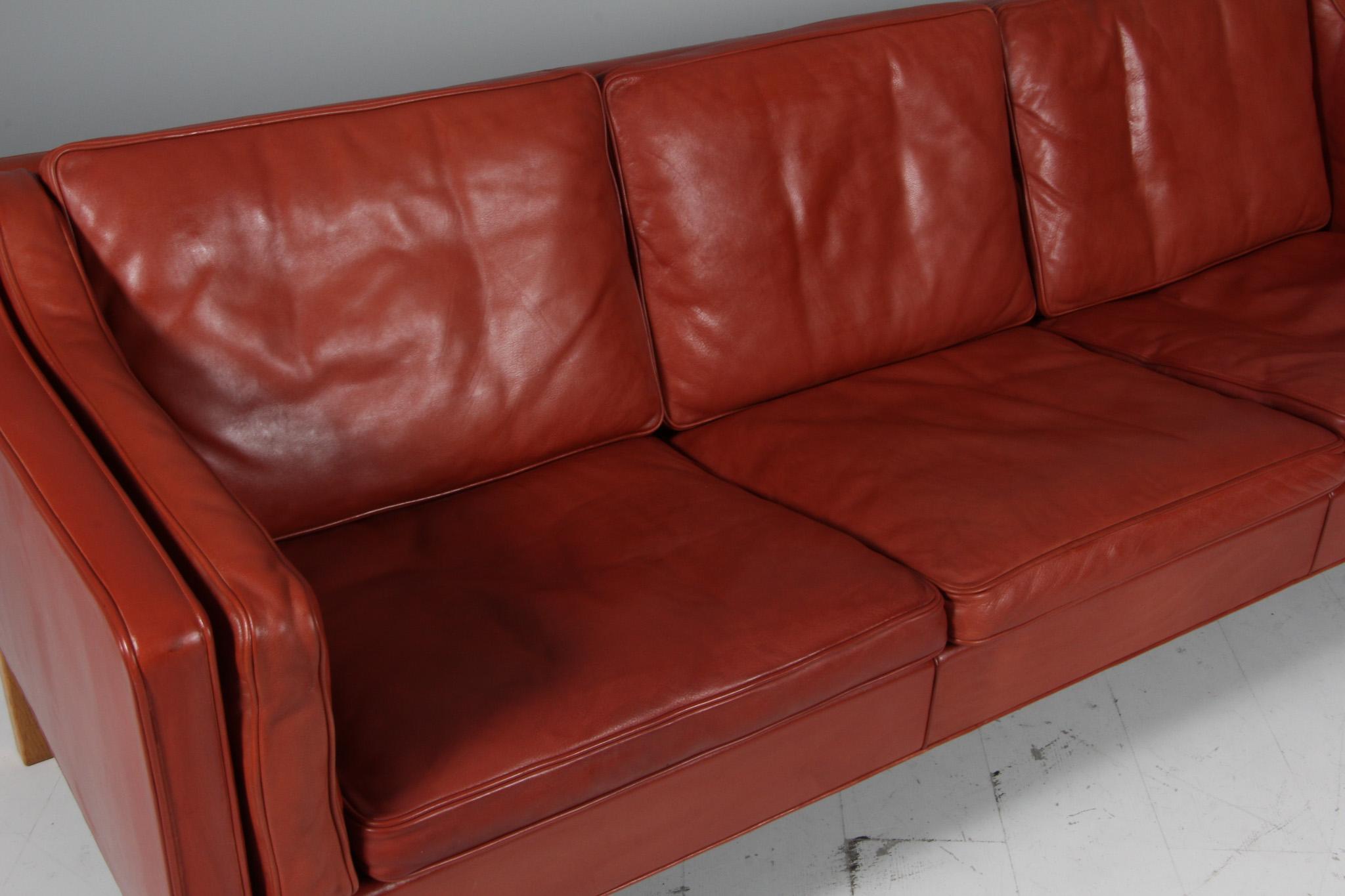 Danish Børge Mogensen Three-Seat Sofa, model 2213