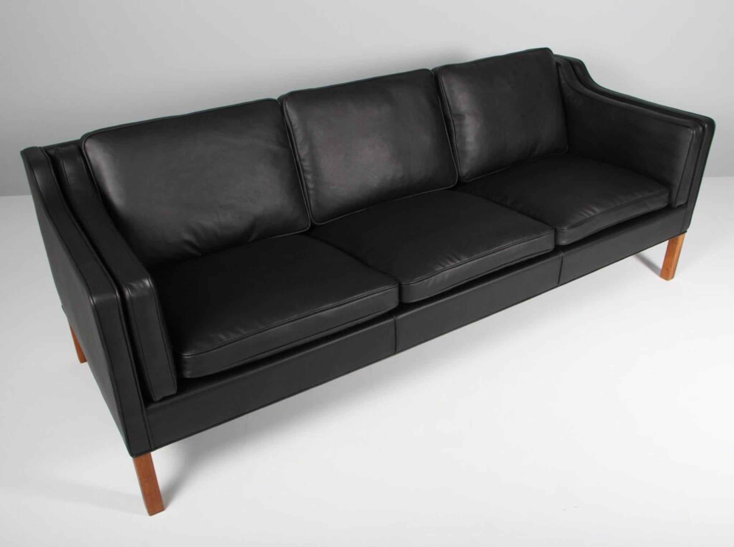 Danois Canapé trois places Børge Mogensen, modèle 2213 en vente