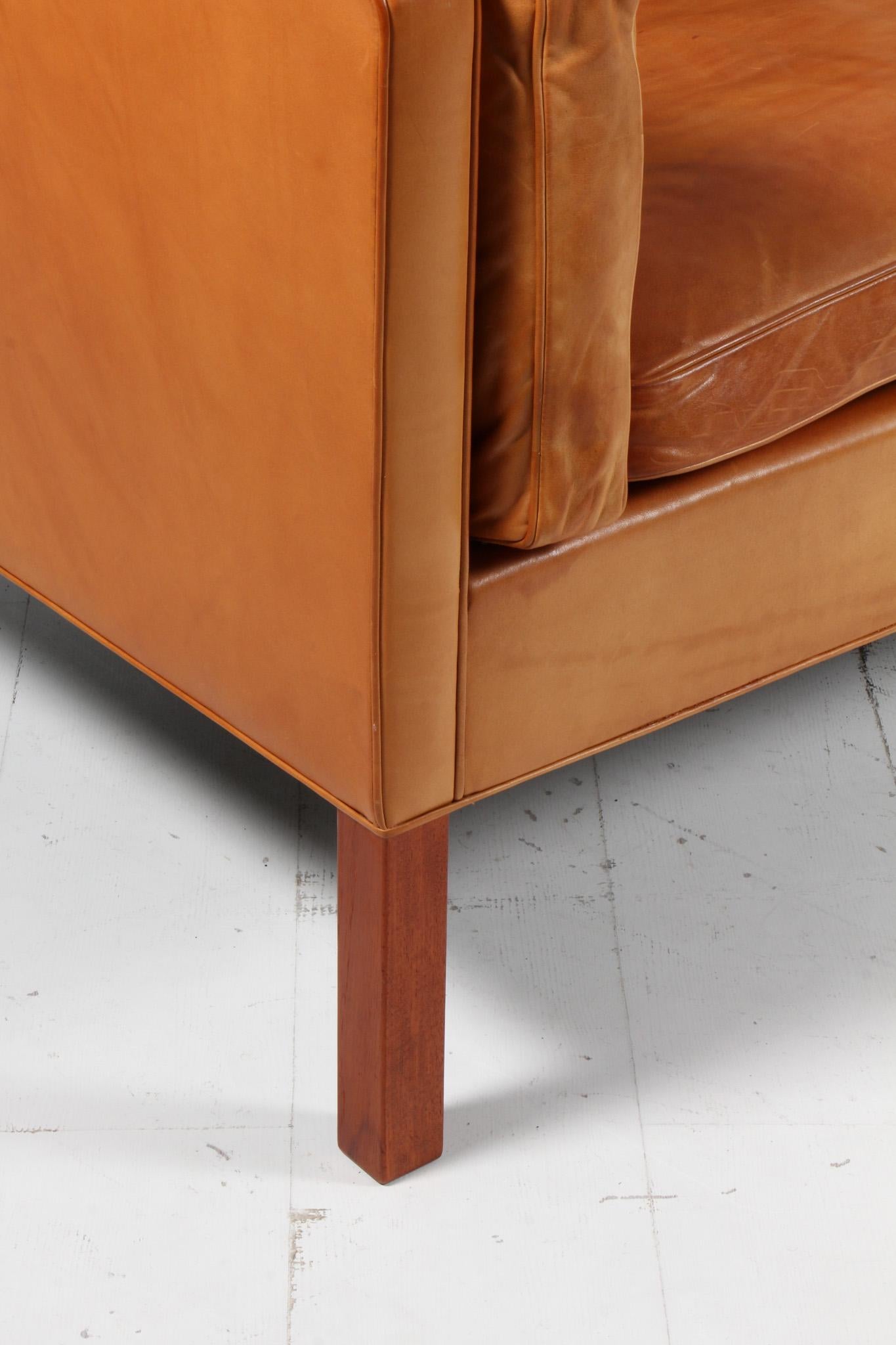 Børge Mogensen Three-Seat Sofa, model 2213 In Good Condition For Sale In Esbjerg, DK