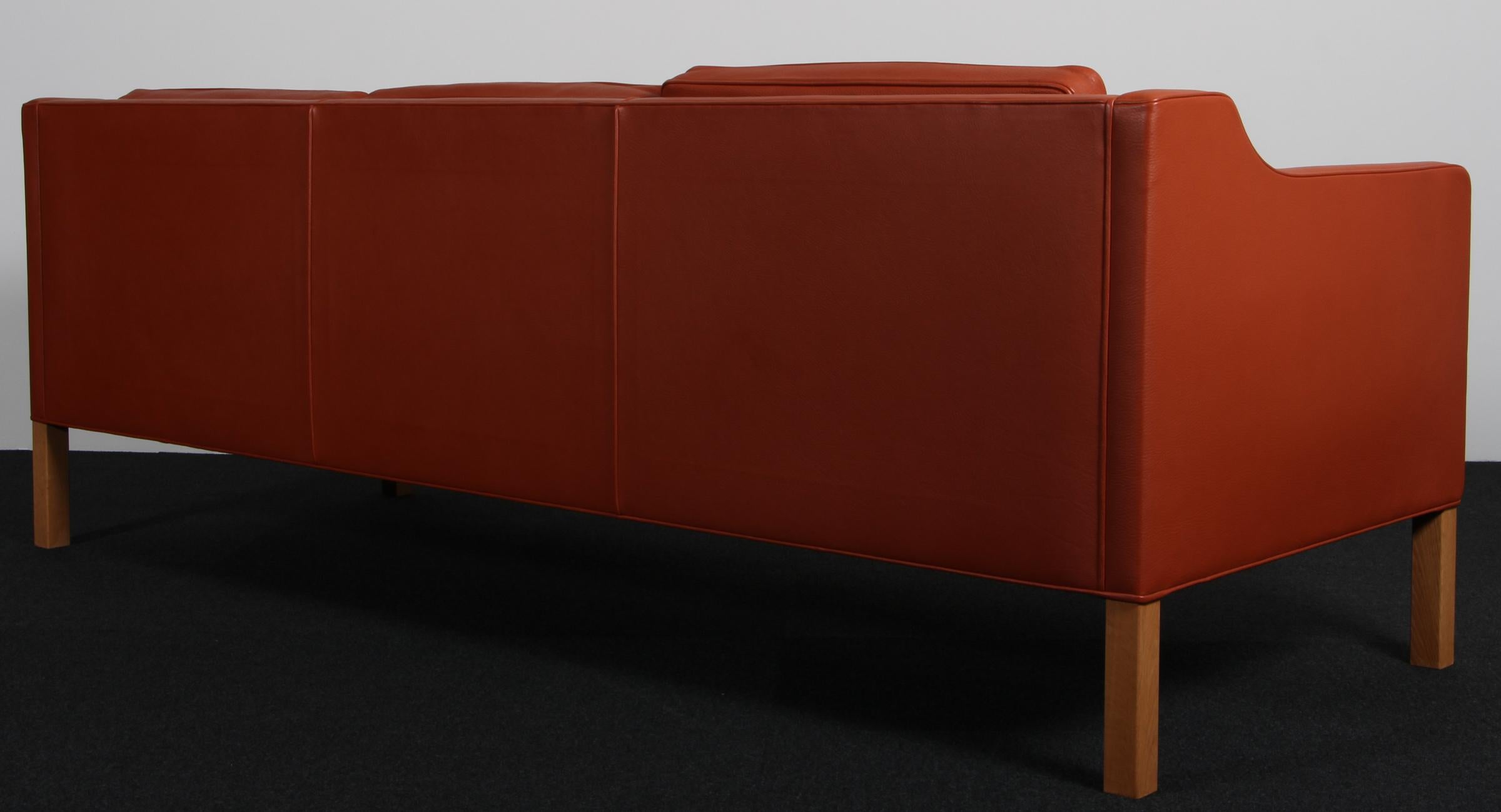 Børge Mogensen Three-Seat Sofa, model 2213 For Sale 1