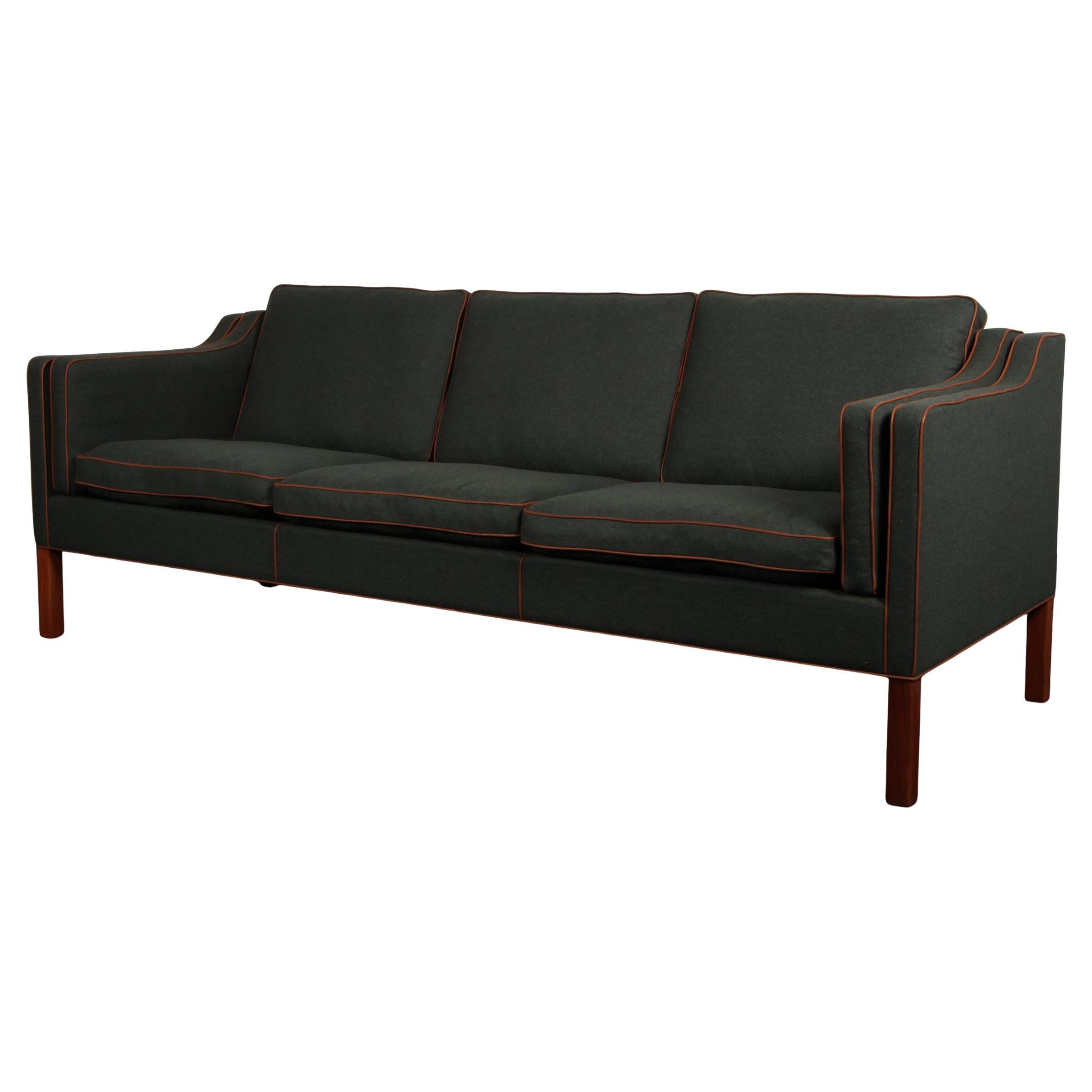 Børge Mogensen Three-Seat Sofa, Model 2213 For Sale
