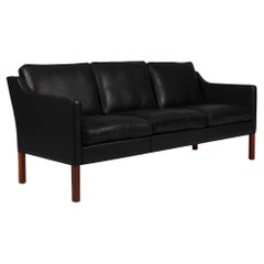 Børge Mogensen Dreisitziges Sofa, Modell 2323, Neu gepolstert