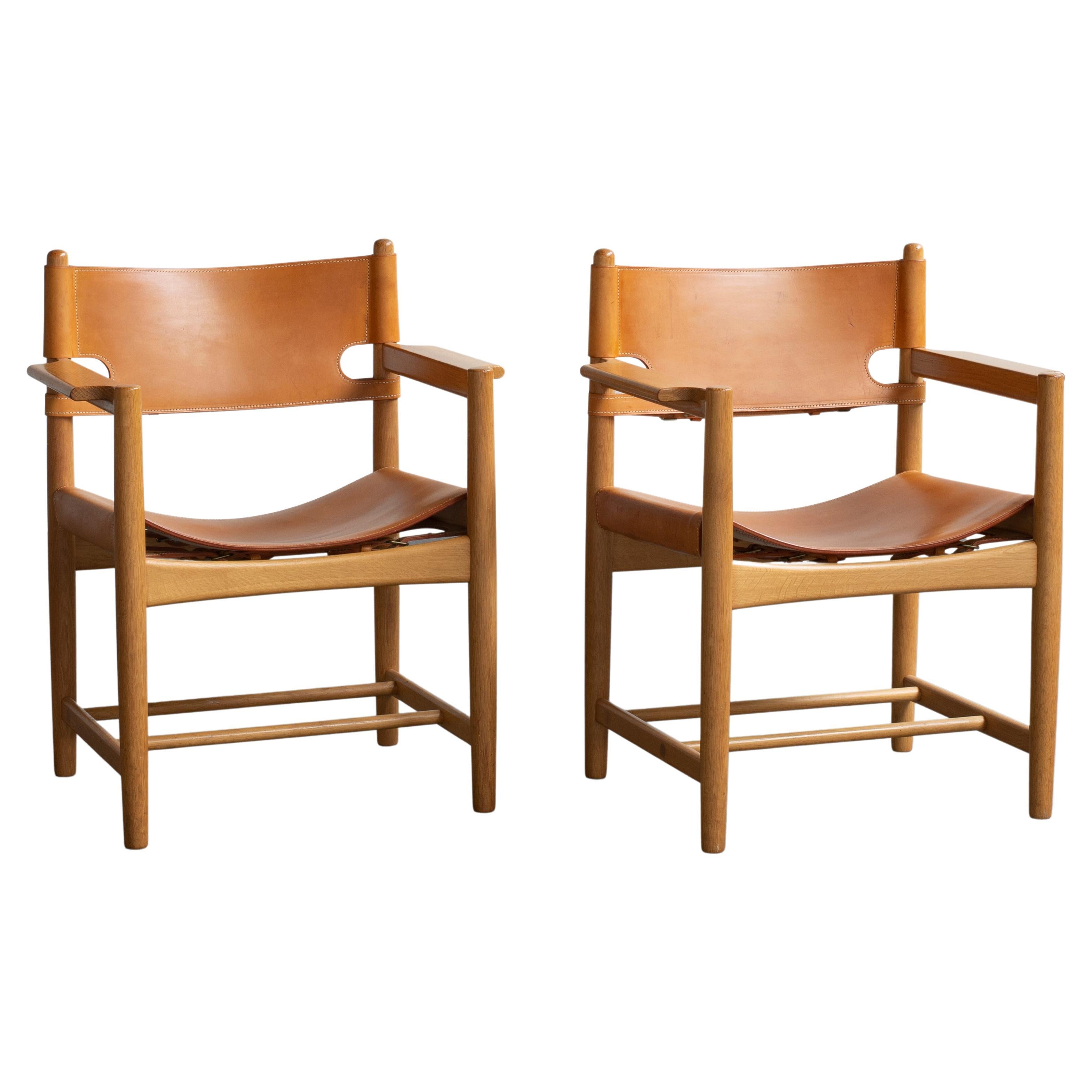 Børge Mogensen Two Armchairs for Fredericia Furniture