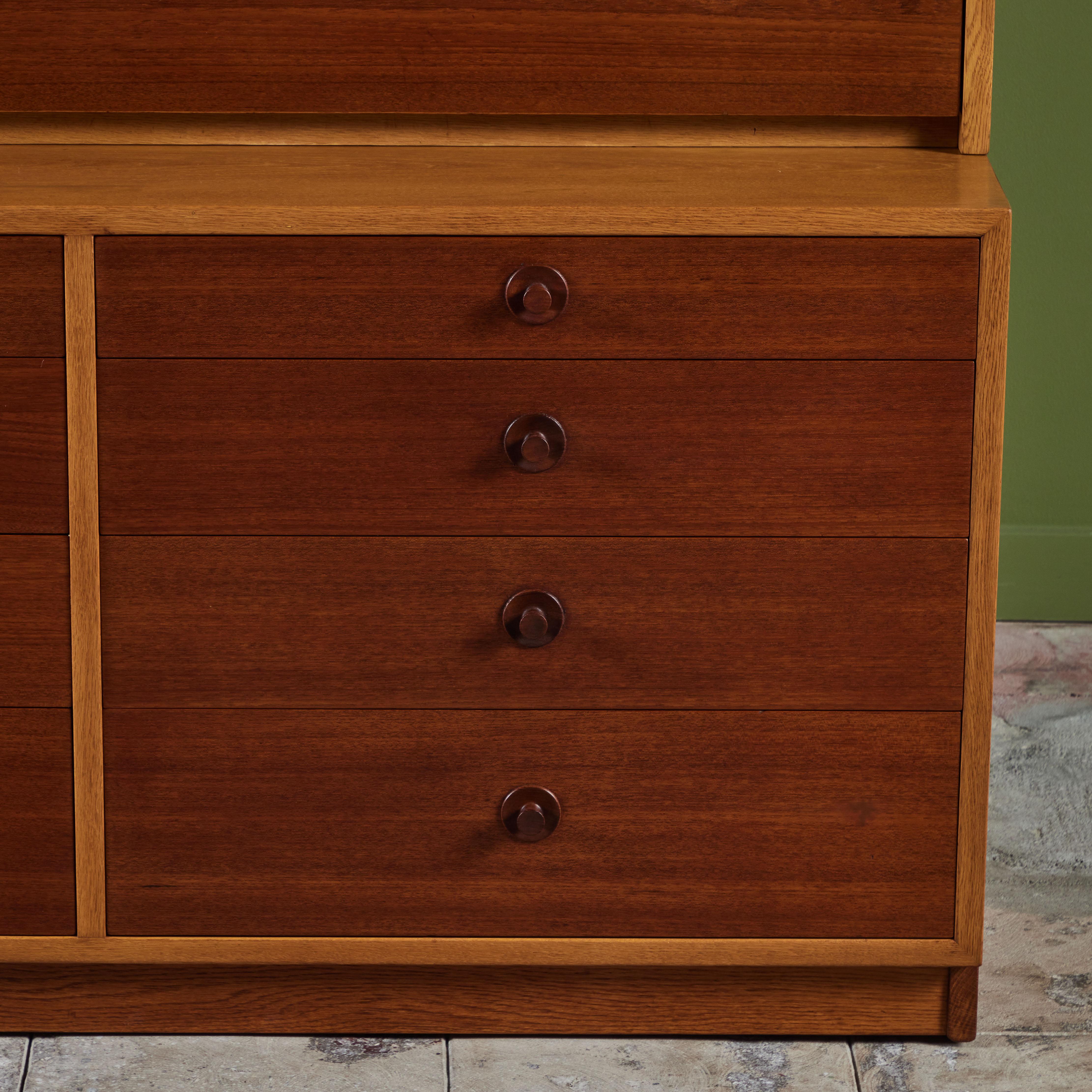 Børge Mogensen Two Piece Cabinet or Secretary for Karl Andersson and Sons For Sale 5