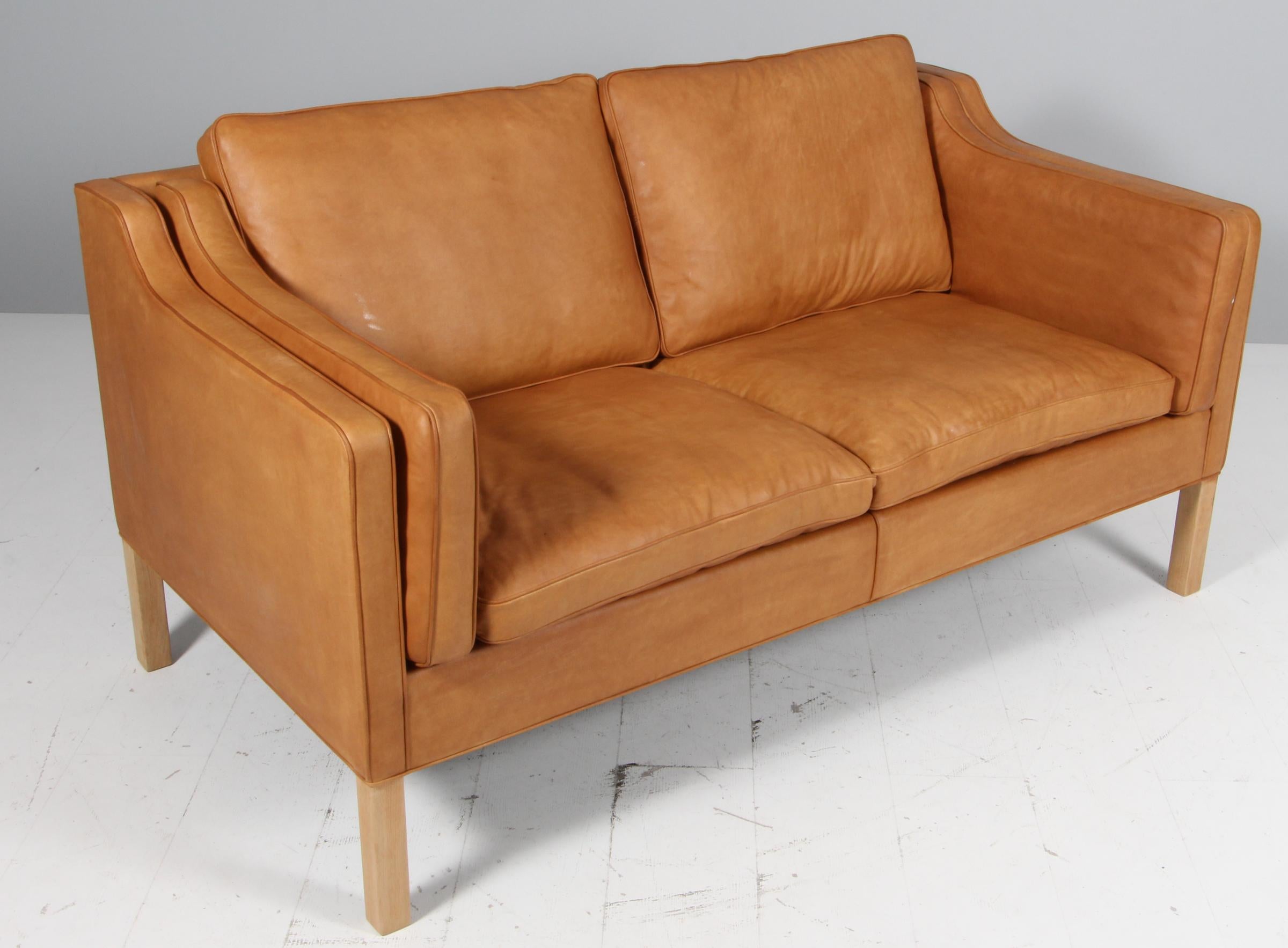 Scandinavian Modern Børge Mogensen Two-Seat Sofa For Sale