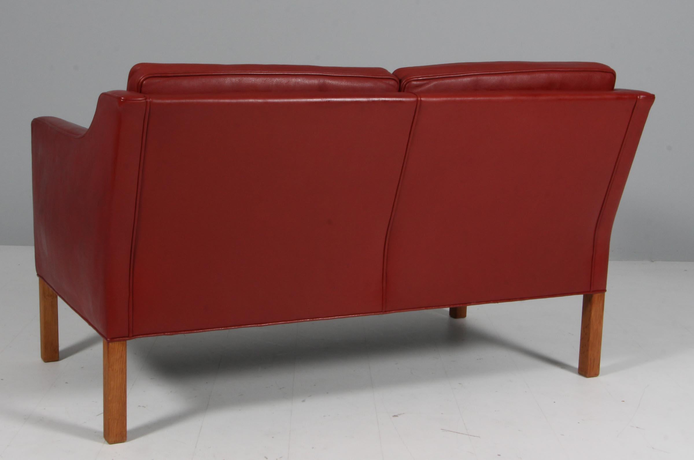 Leather Børge Mogensen Two-Seat Sofa
