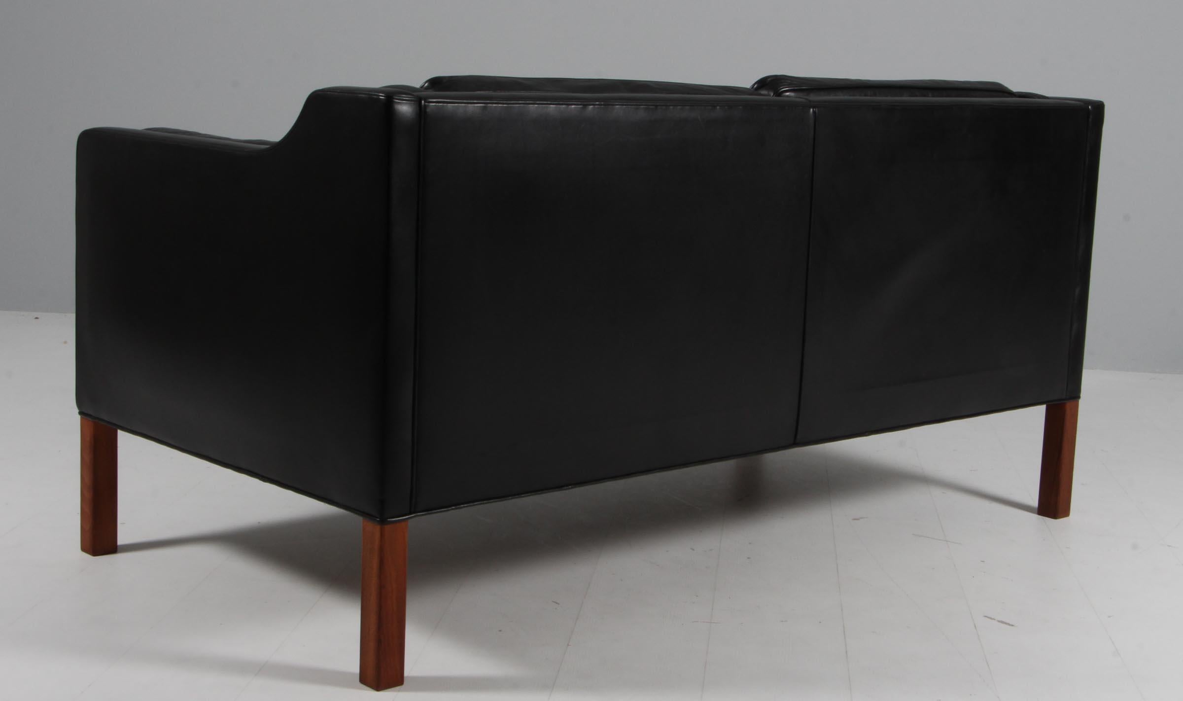 Leather Børge Mogensen Two-Seat Sofa