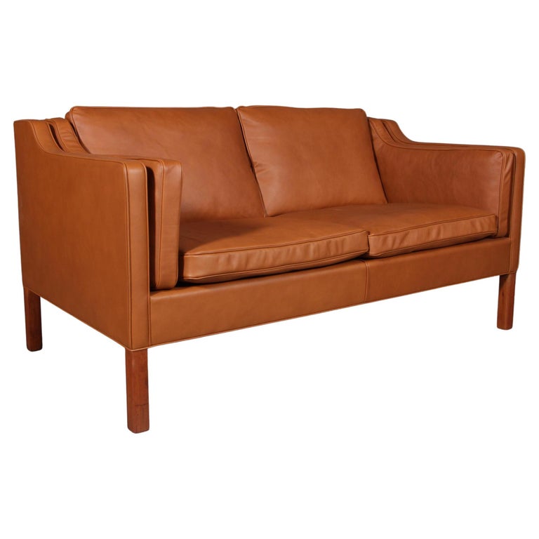 Mogensen Leather Sofa - 76 For Sale on 1stDibs