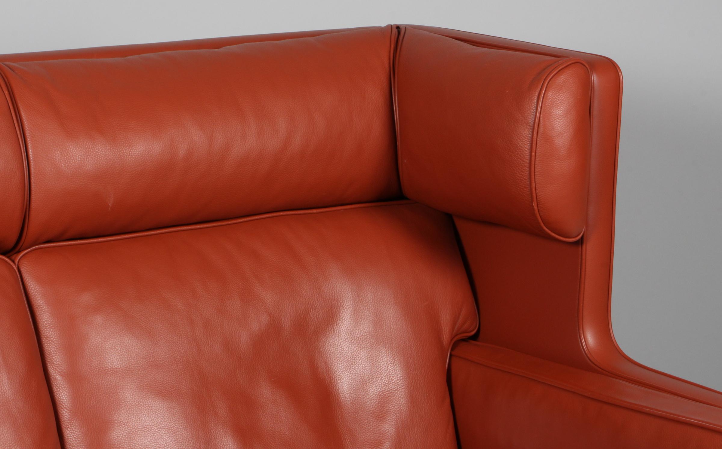 Danish Børge Mogensen Two-Seat Sofa kupe sofa, 2292, original upholstery For Sale