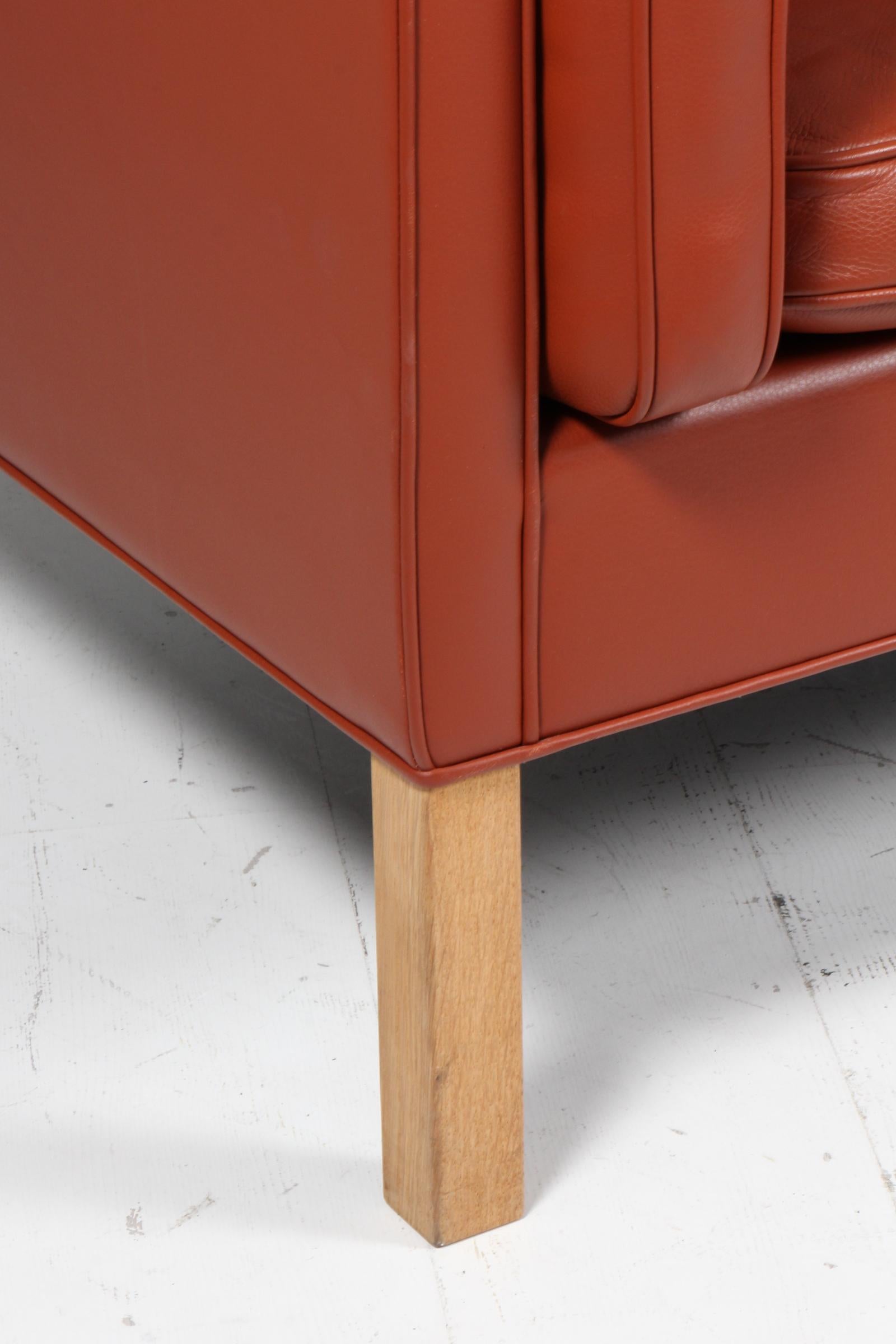 Mid-20th Century Børge Mogensen Two-Seat Sofa kupe sofa, 2292, original upholstery For Sale