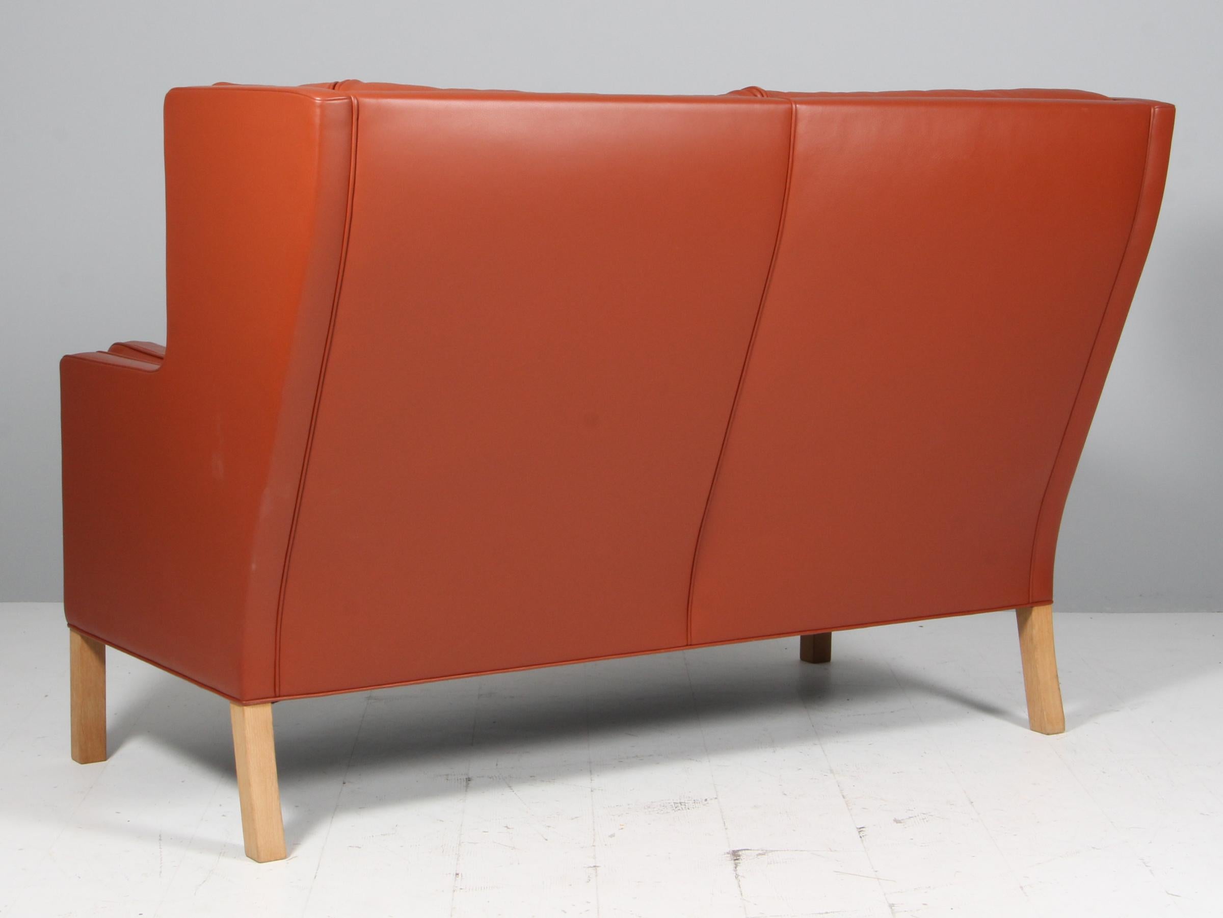 Børge Mogensen Two-Seat Sofa kupe sofa, 2292, original upholstery For Sale 1