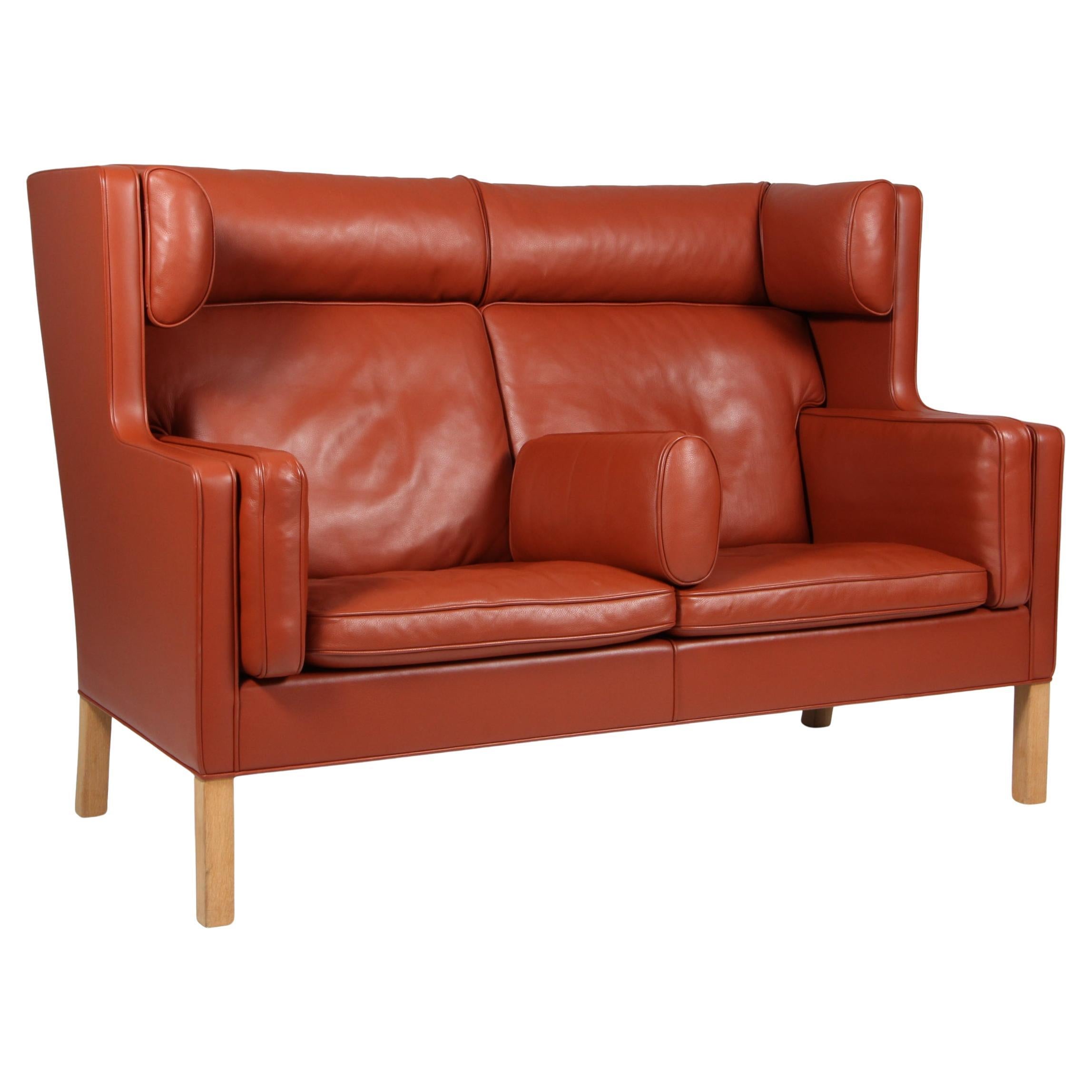 Børge Mogensen Two-Seat Sofa kupe sofa, 2292, original upholstery For Sale