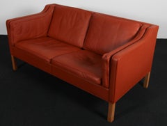 Sofá de dos plazas Børge Mogensen, modelo 2212