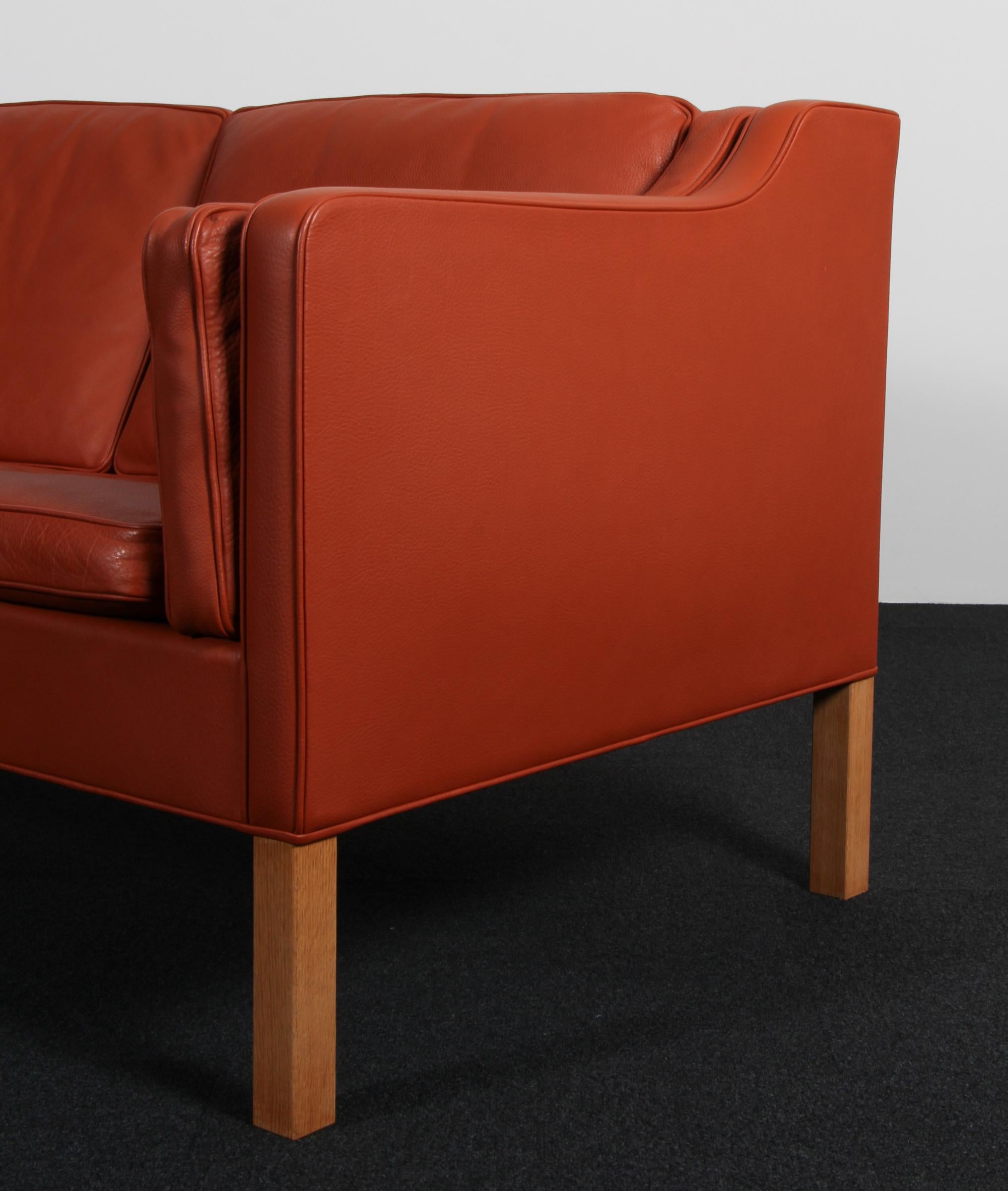 Børge Mogensen Two-Seat Sofa, model 2212 Excellent état - En vente à Esbjerg, DK