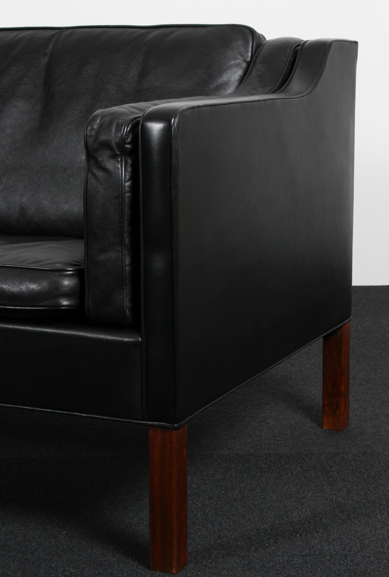 Børge Mogensen Two-Seat Sofa, model 2212 In Good Condition For Sale In Esbjerg, DK