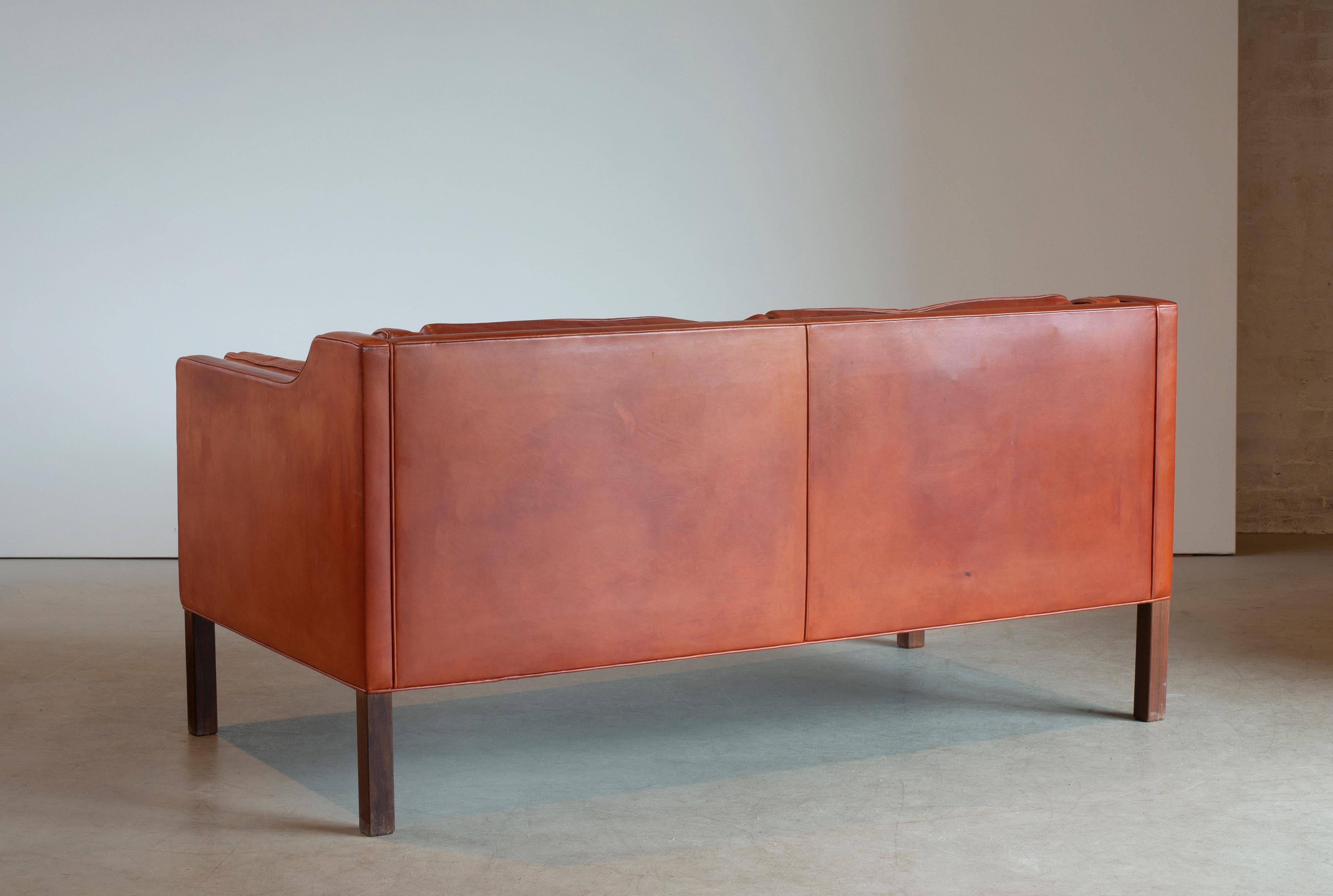 Børge Mogensen Zweisitziges Sofa für Fredericia Furniture (Moderne der Mitte des Jahrhunderts) im Angebot