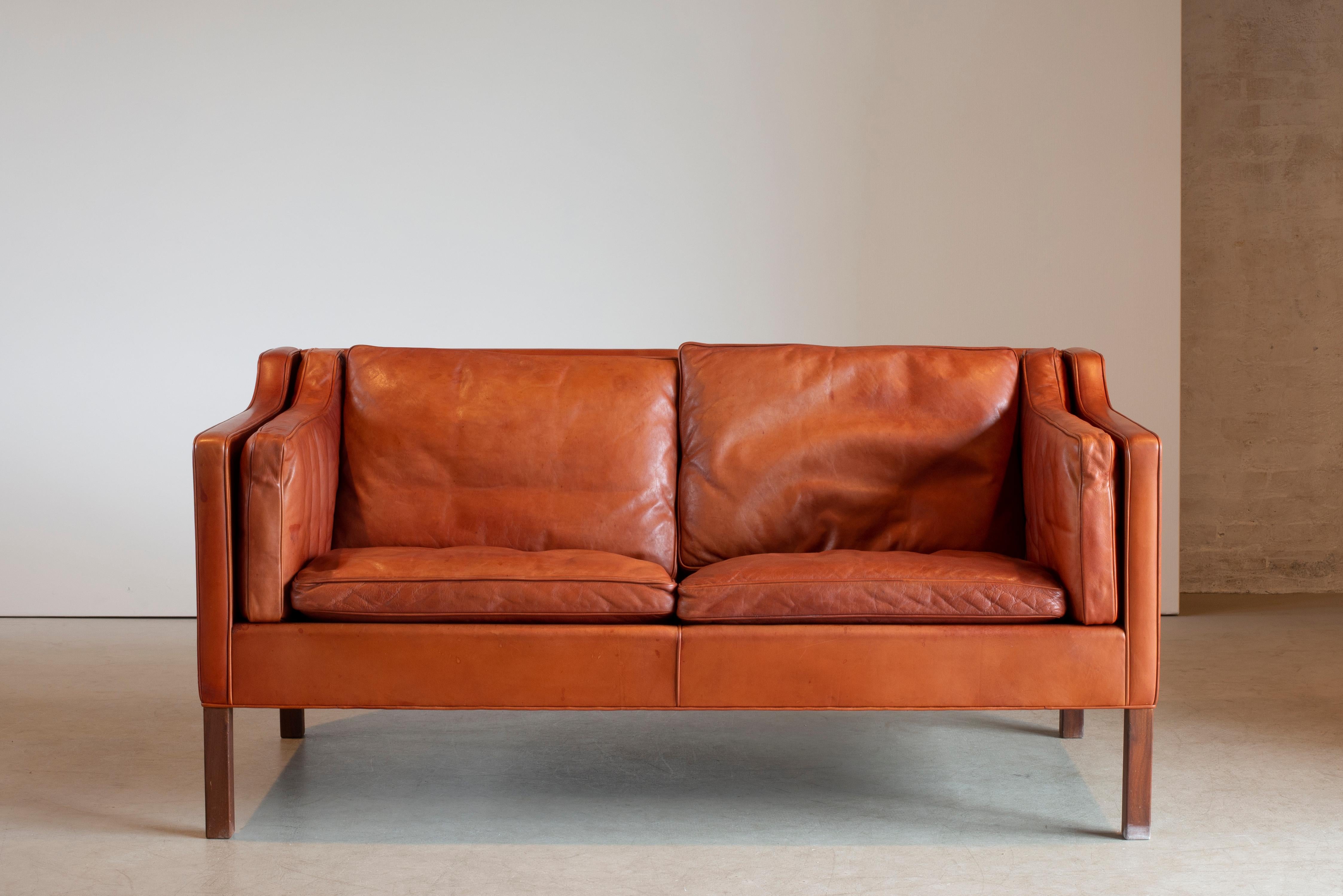 Børge Mogensen Zweisitziges Sofa für Fredericia Furniture (Dänisch) im Angebot