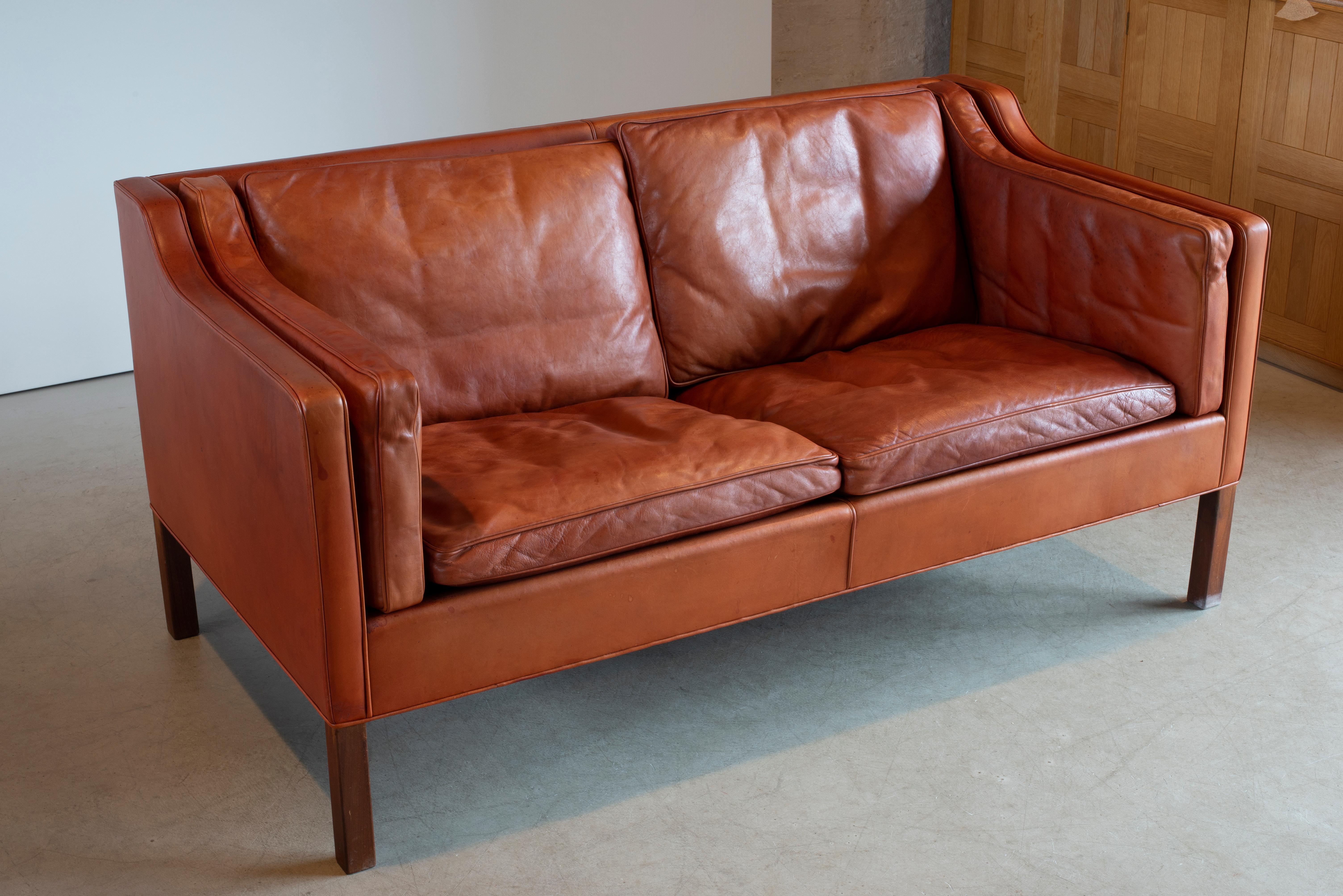 Børge Mogensen Zweisitziges Sofa für Fredericia Furniture im Zustand „Gut“ im Angebot in Copenhagen, DK