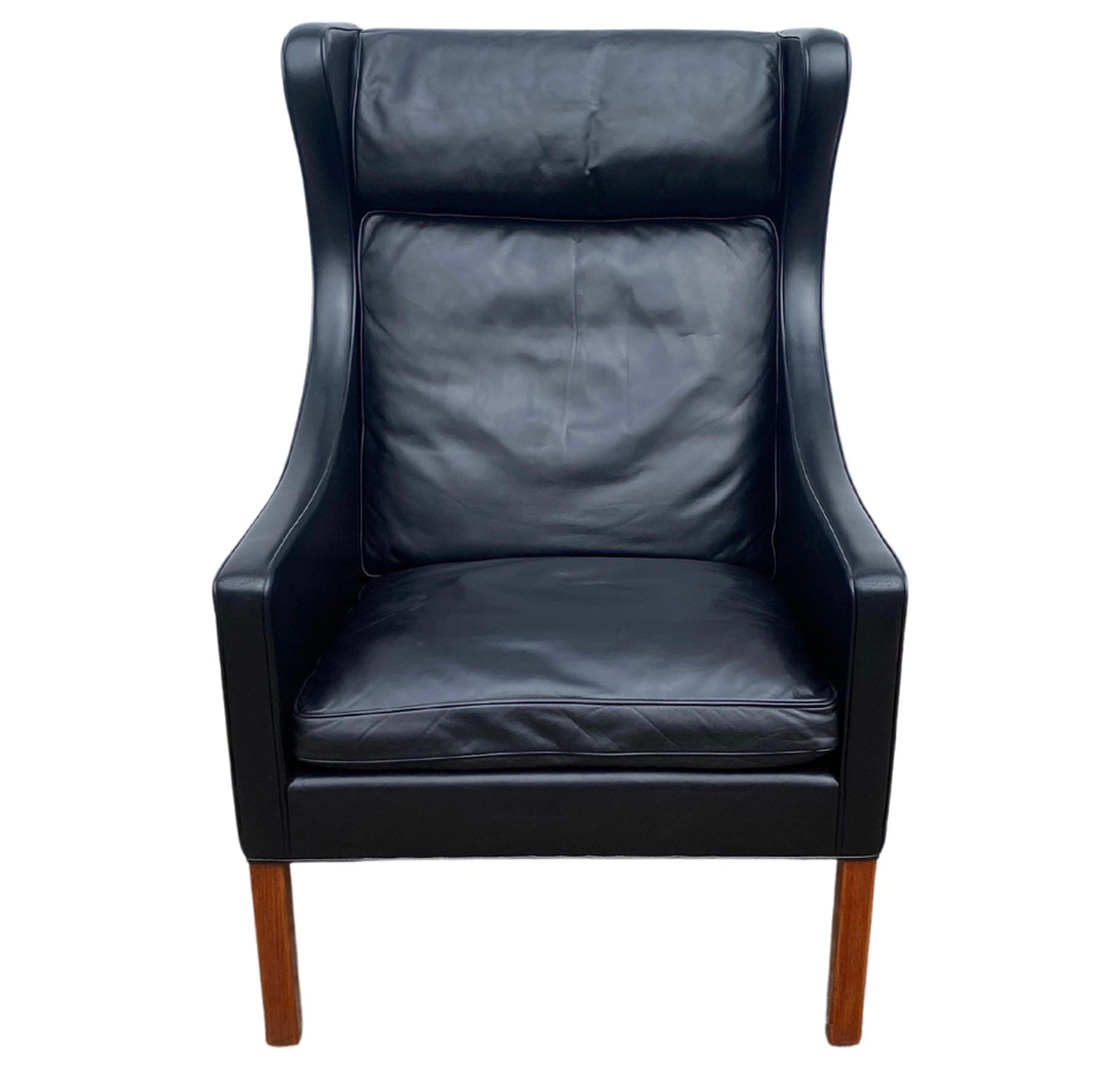 Mid-Century Modern Børge Mogensen Windback Chair, Model 2204