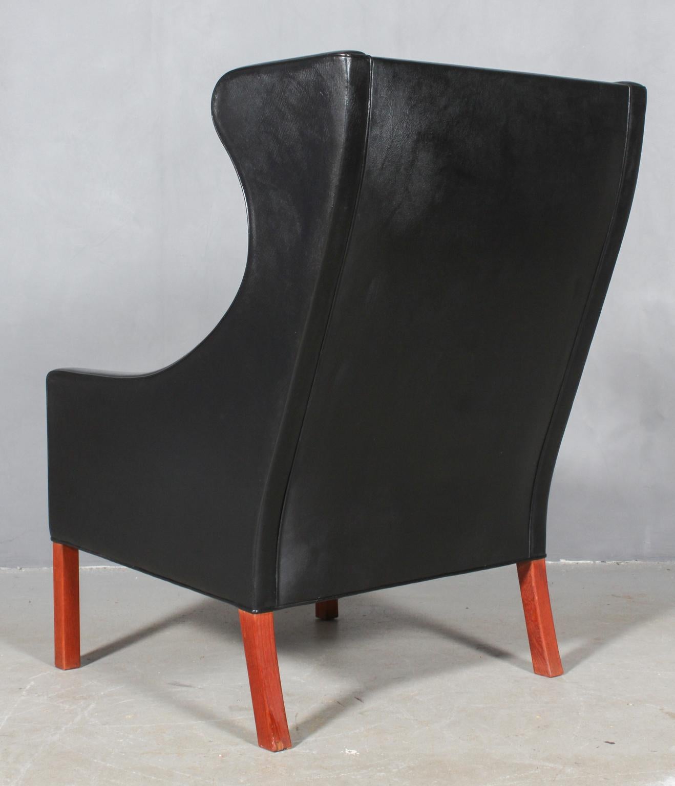 Leather Børge Mogensen Wingback Chair