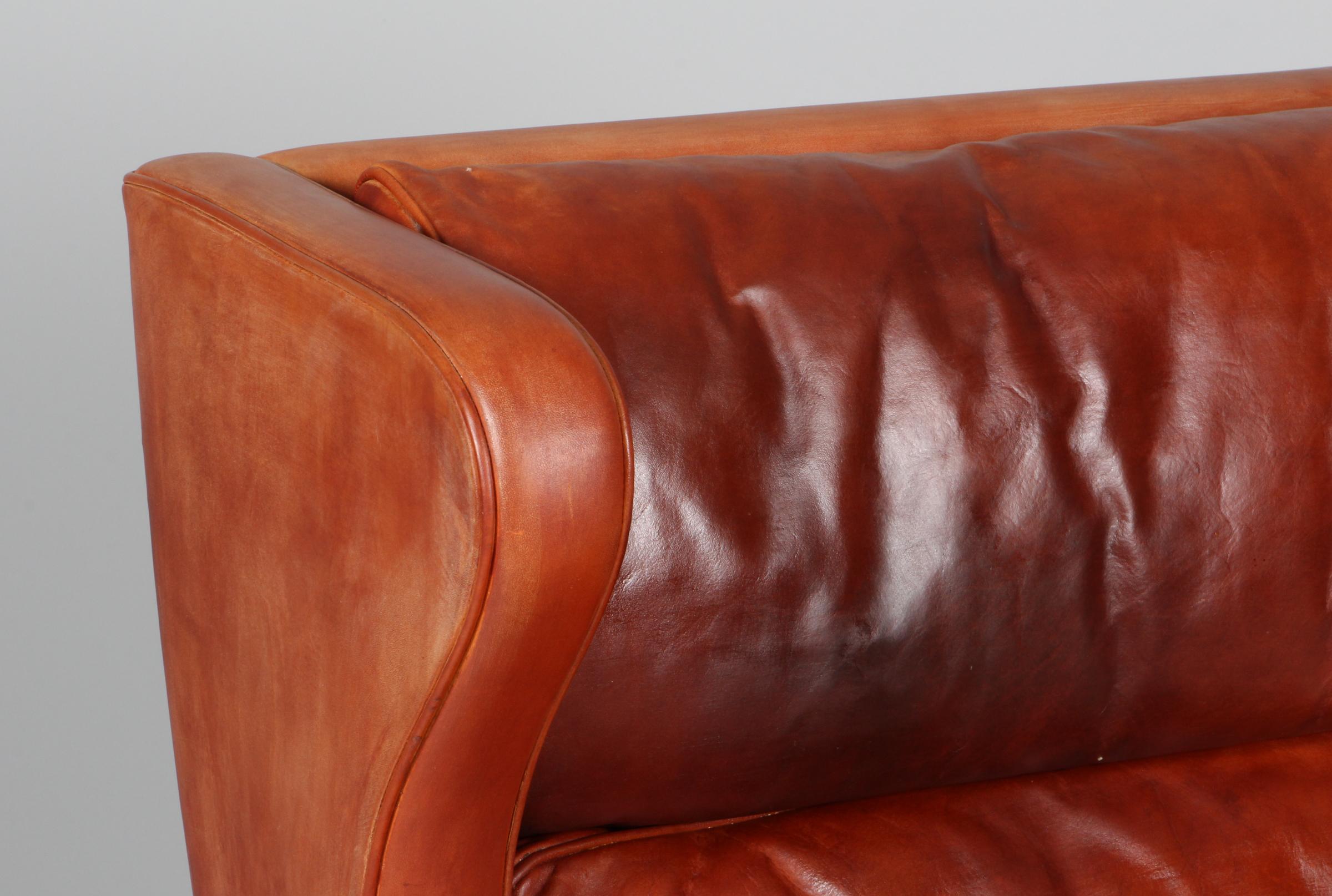 Børge Mogensen Wingback Chair (Skandinavische Moderne) im Angebot