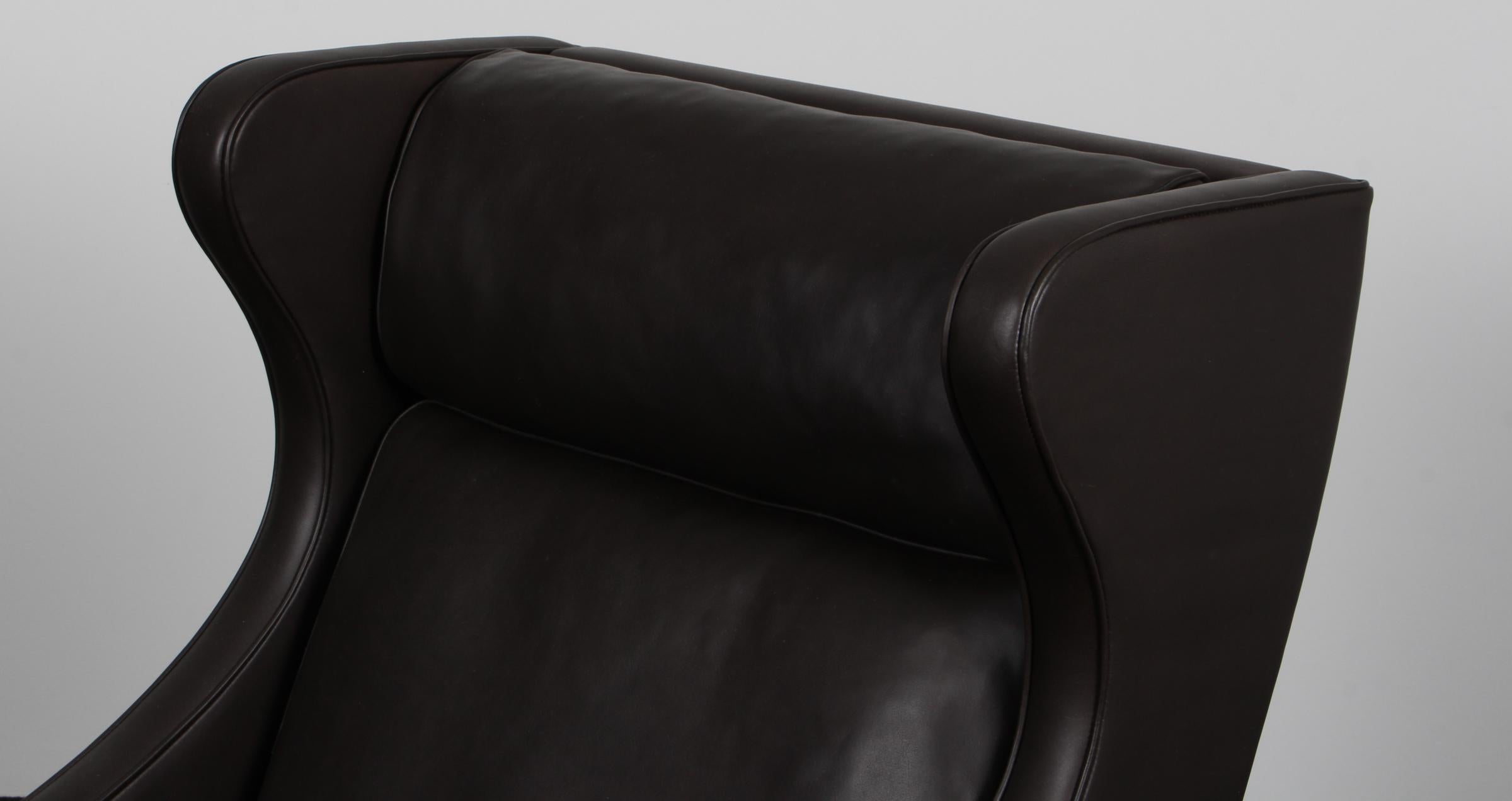 Scandinavo moderno Sedia Wingback Børge Mogensen in vendita