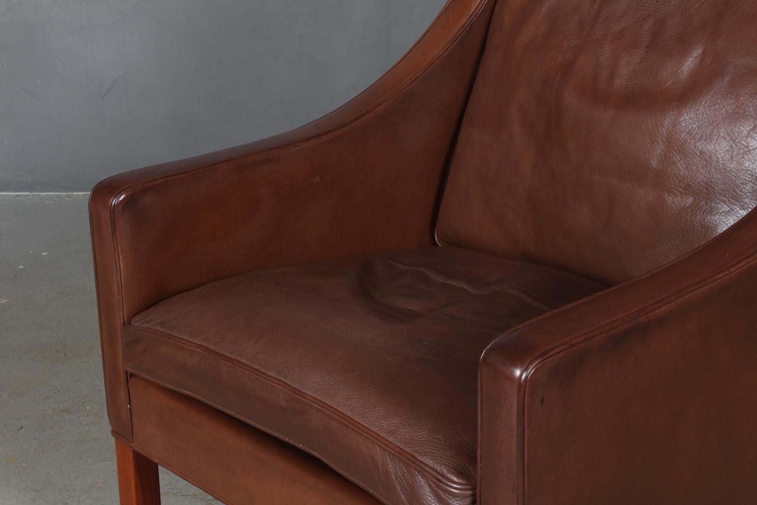 Børge Mogensen Wingback Chair In Good Condition In Esbjerg, DK