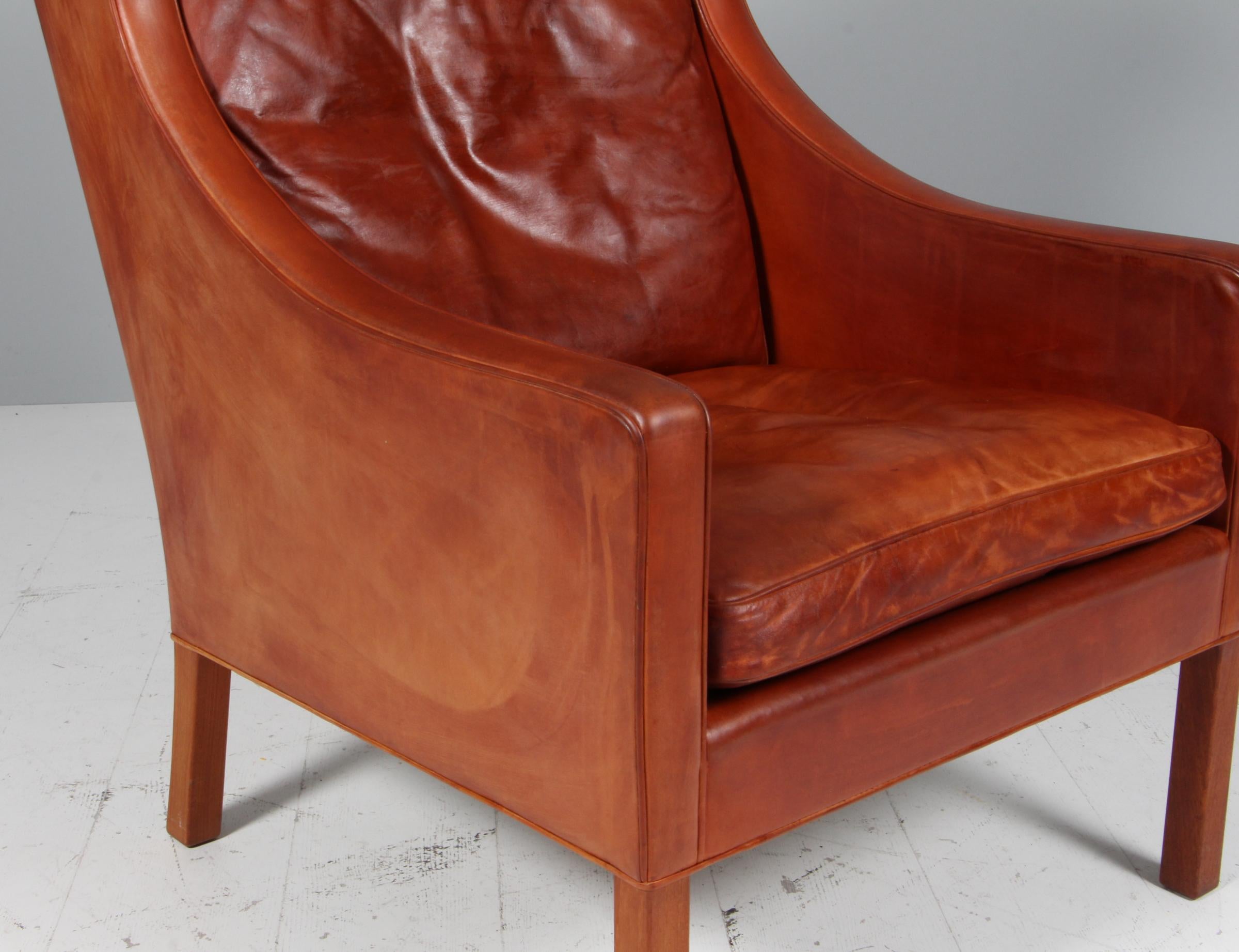Børge Mogensen Wingback Chair (Mitte des 20. Jahrhunderts) im Angebot