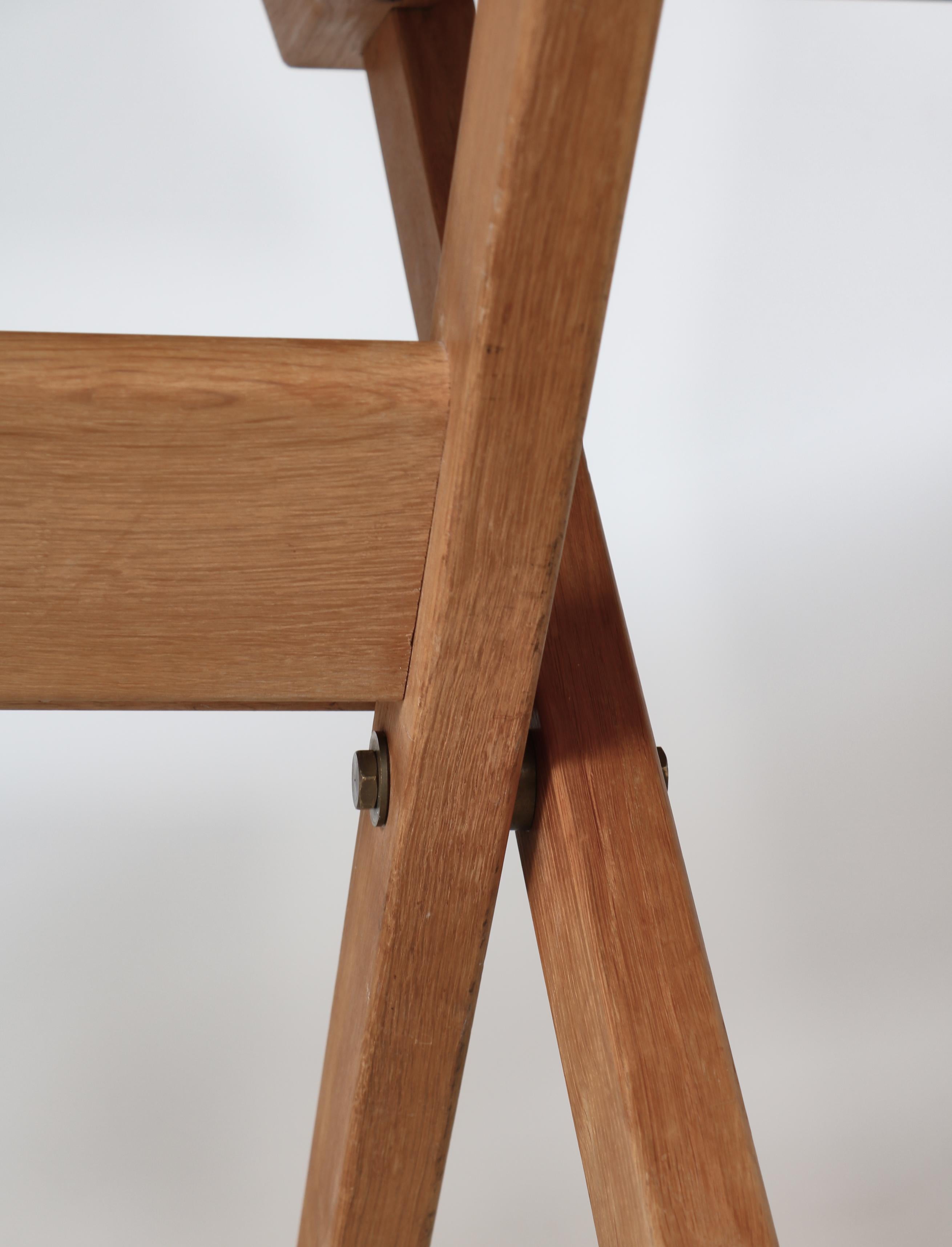 Børge Mogensen Work Desk in Oak & Linoleum by P. Lauritsen, Denmark, 1970s For Sale 5