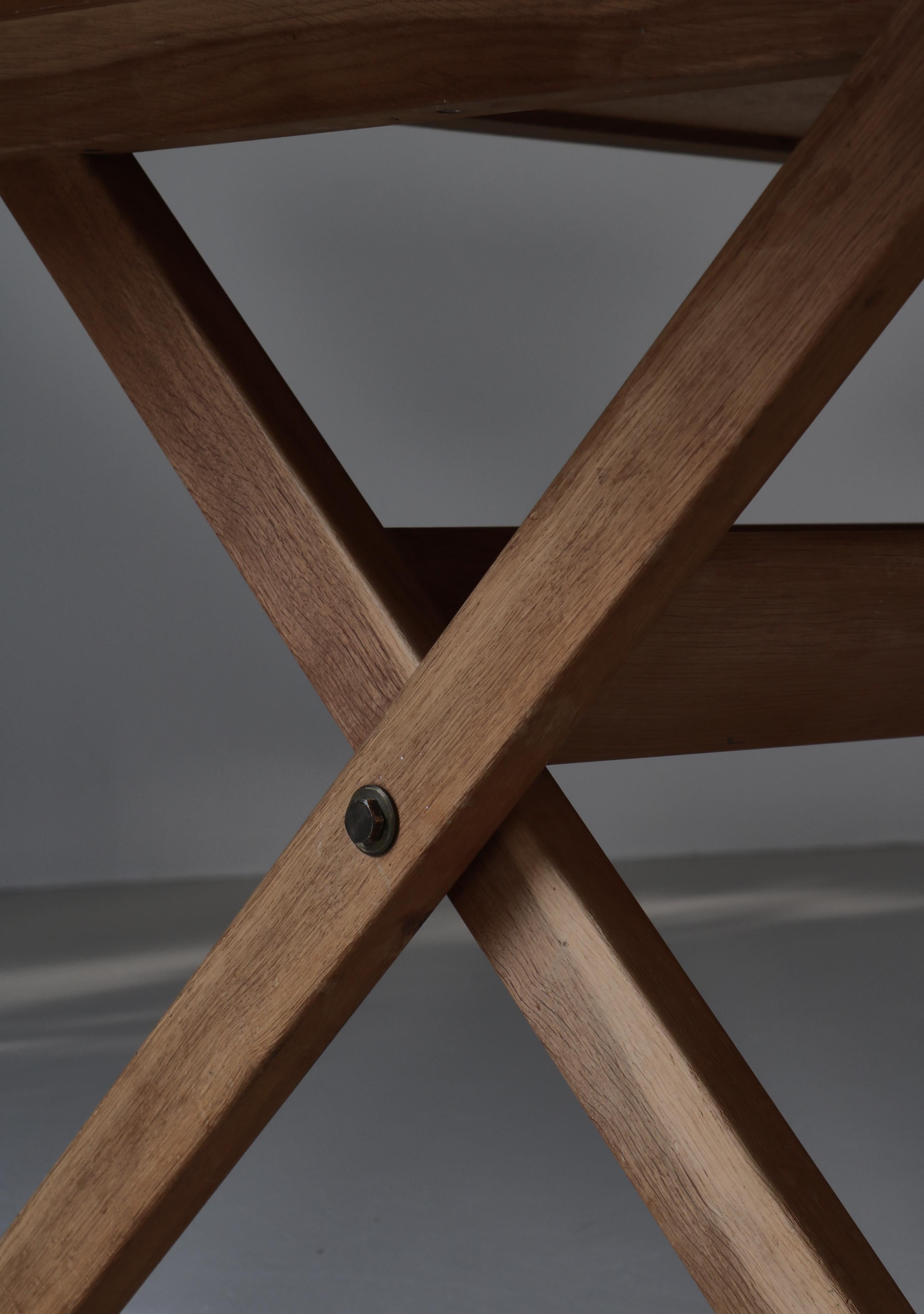 Børge Mogensen Work Desk in Oak & Linoleum by P. Lauritsen, Denmark, 1970s For Sale 11