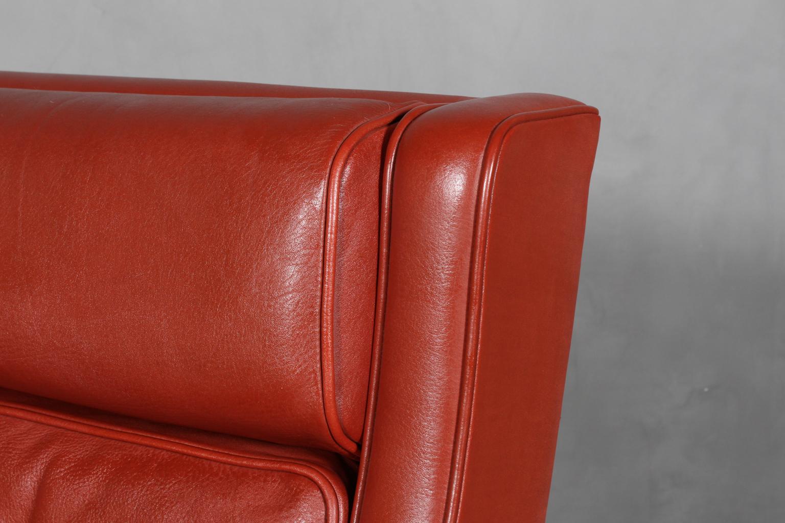 Leather Børge & Peter Mogensen Lounge Chair
